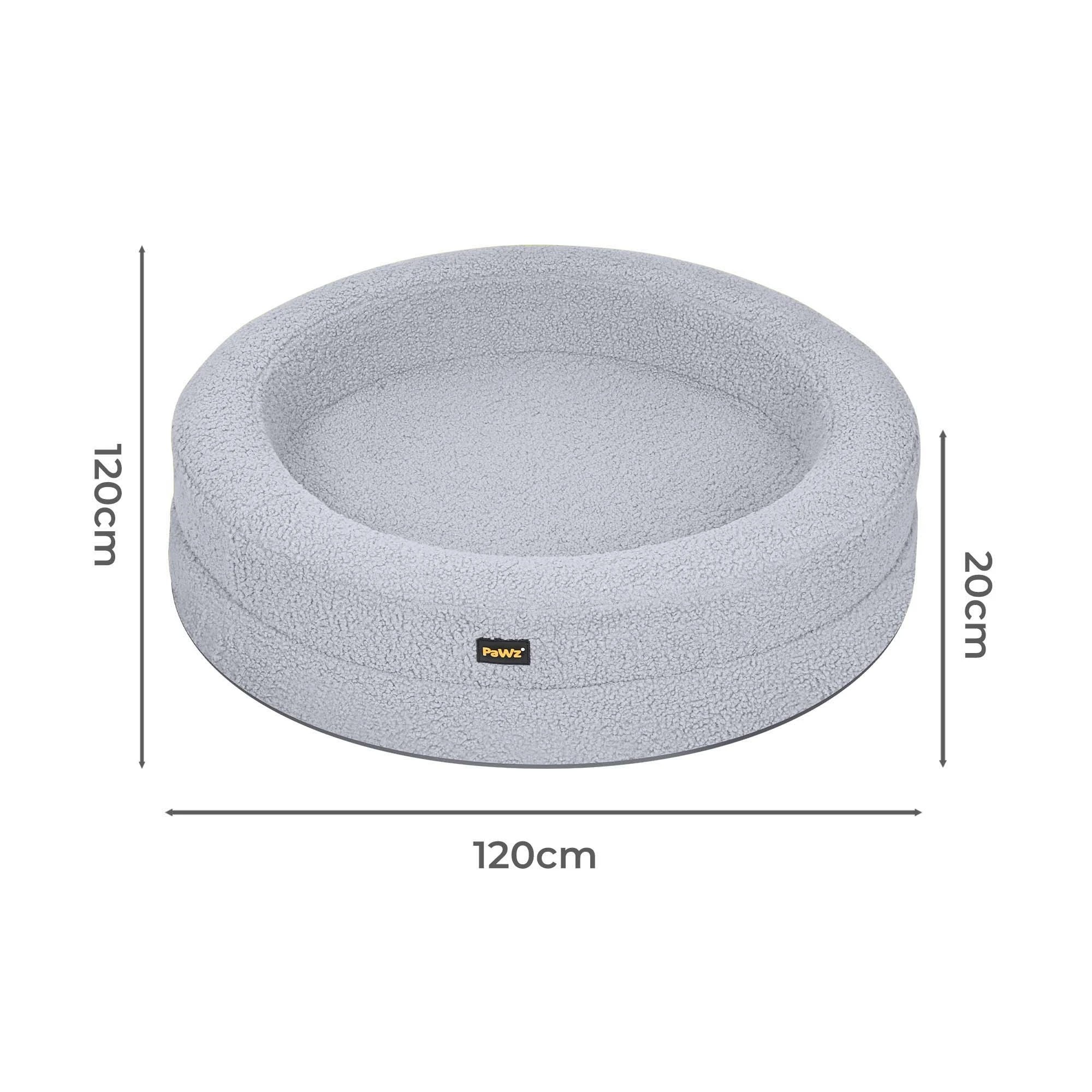 3 Pawz Washable Round Pet Bed XXL, 3 of 9