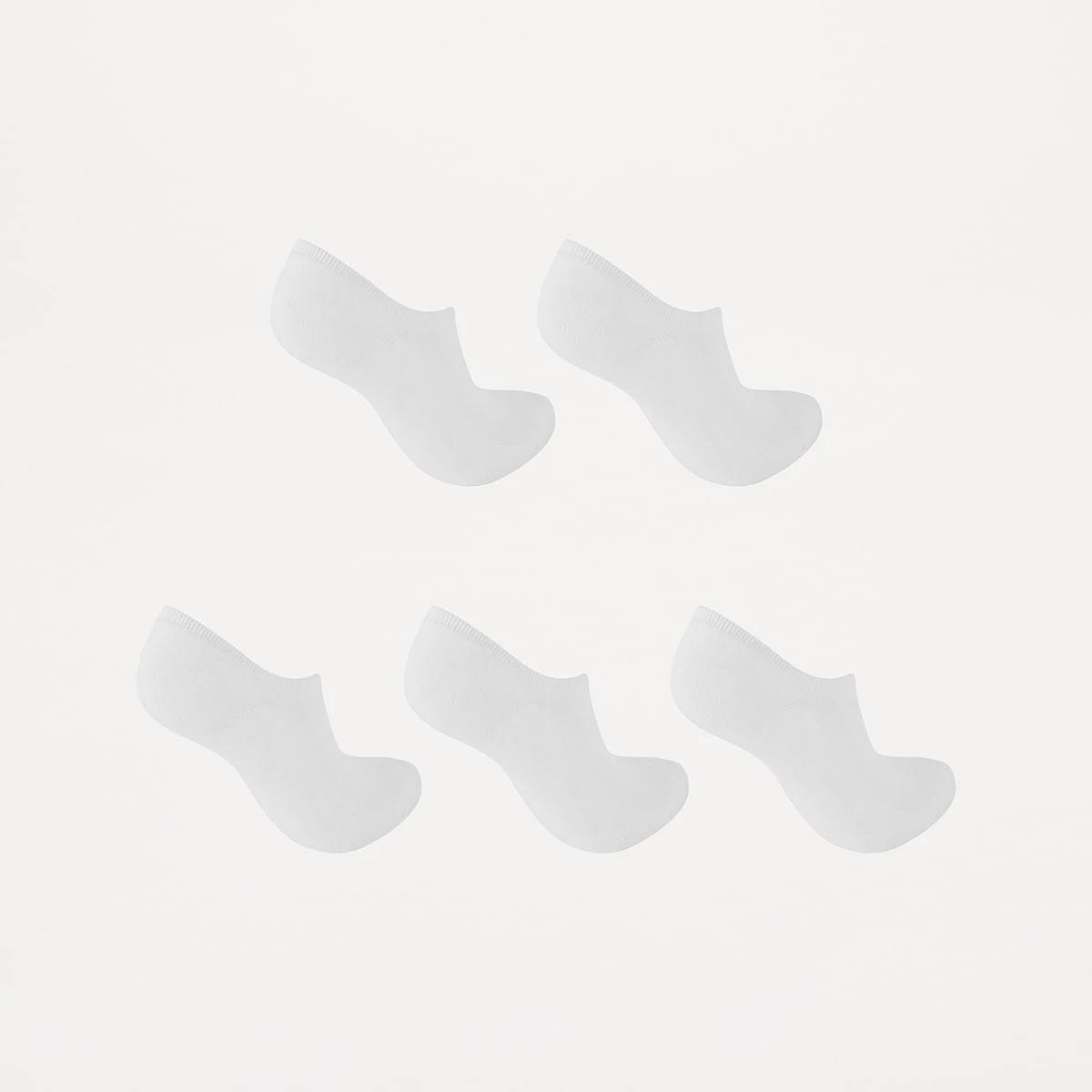 2 5 Pack Active Sneaker Socks WHITE, 2 of 3