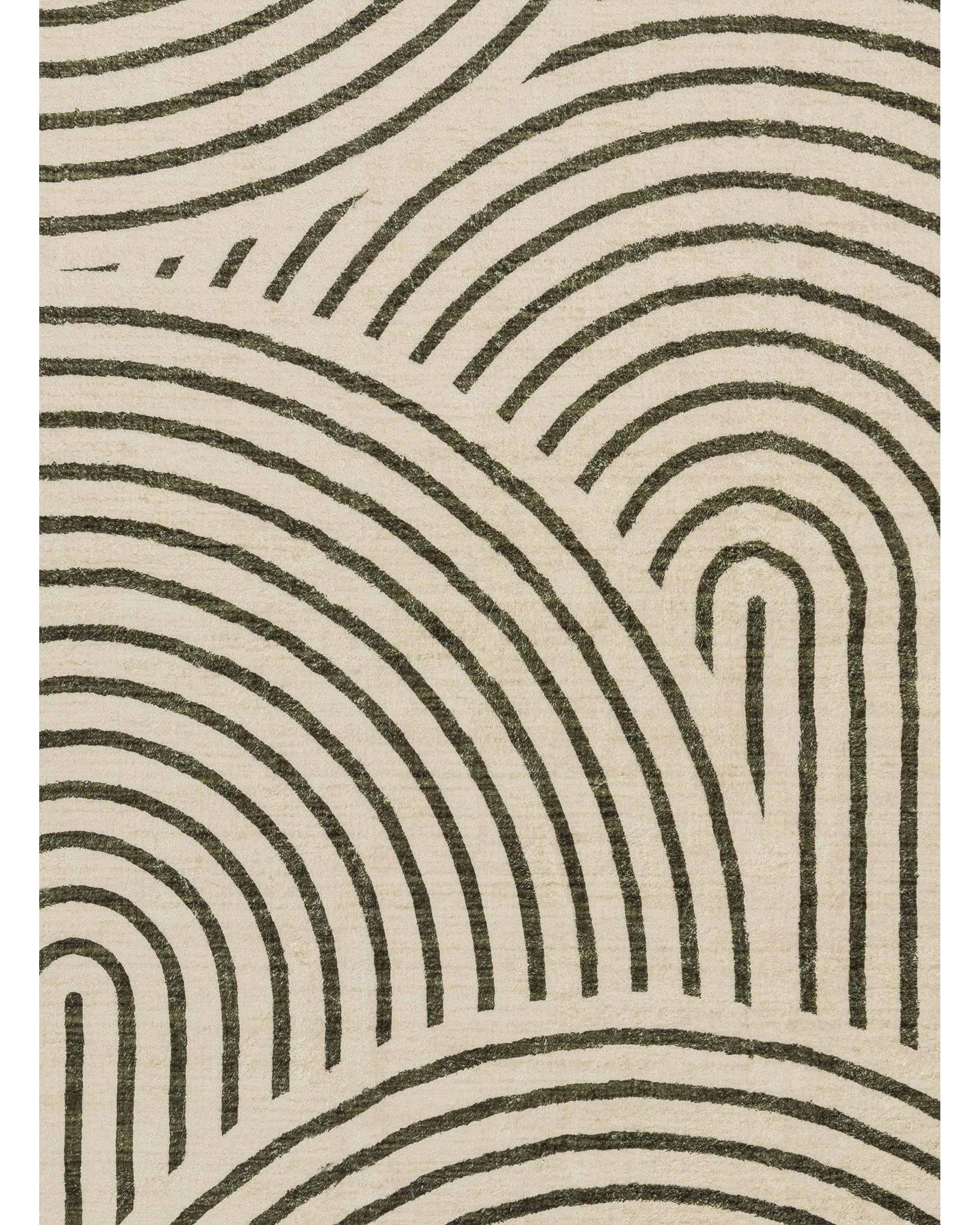 7 Loopsie Akko Arch Washable Rug-400cm x 300cm - Green, 7 of 8