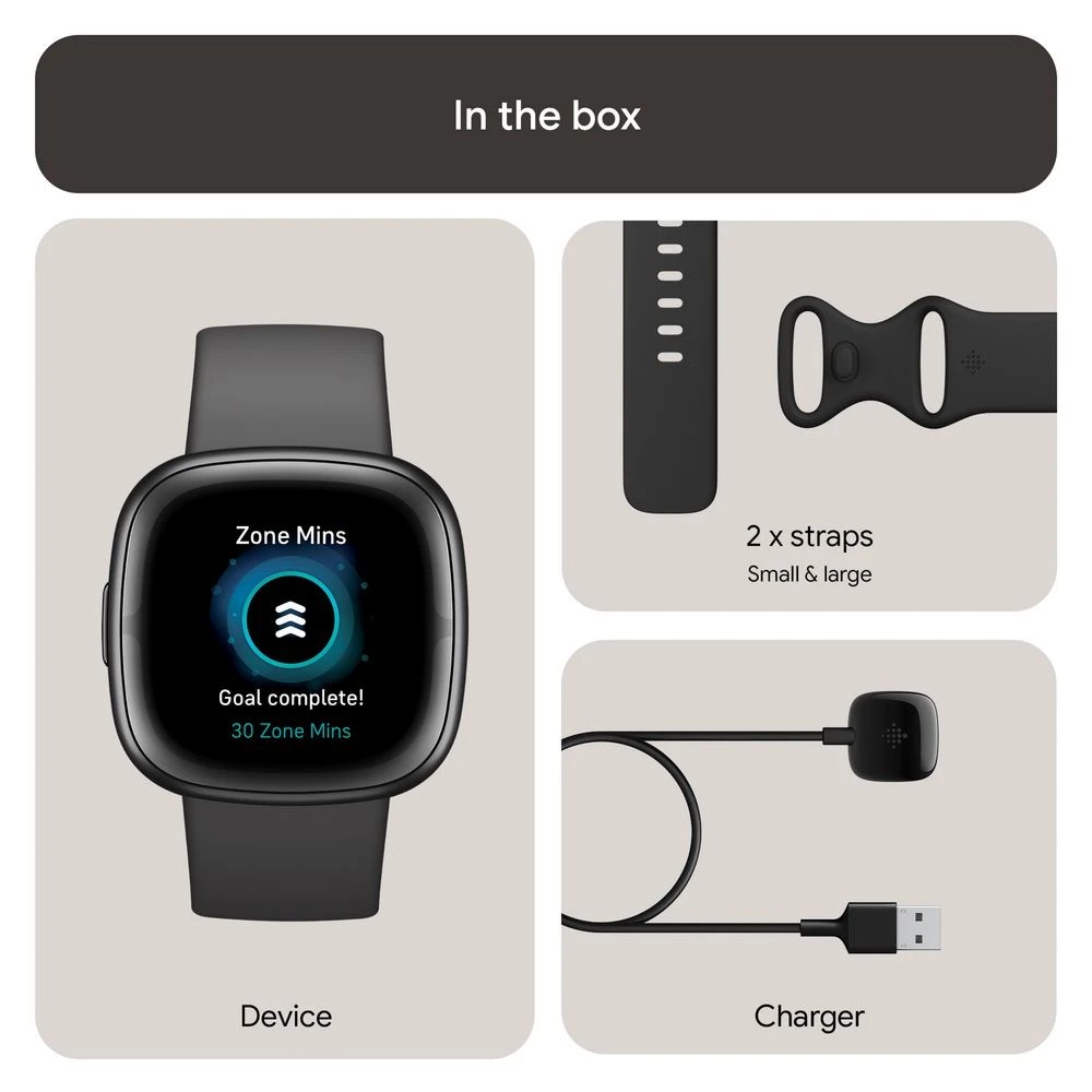 4 Fitbit Sense 2 Smart Watch Black, 4 of 5