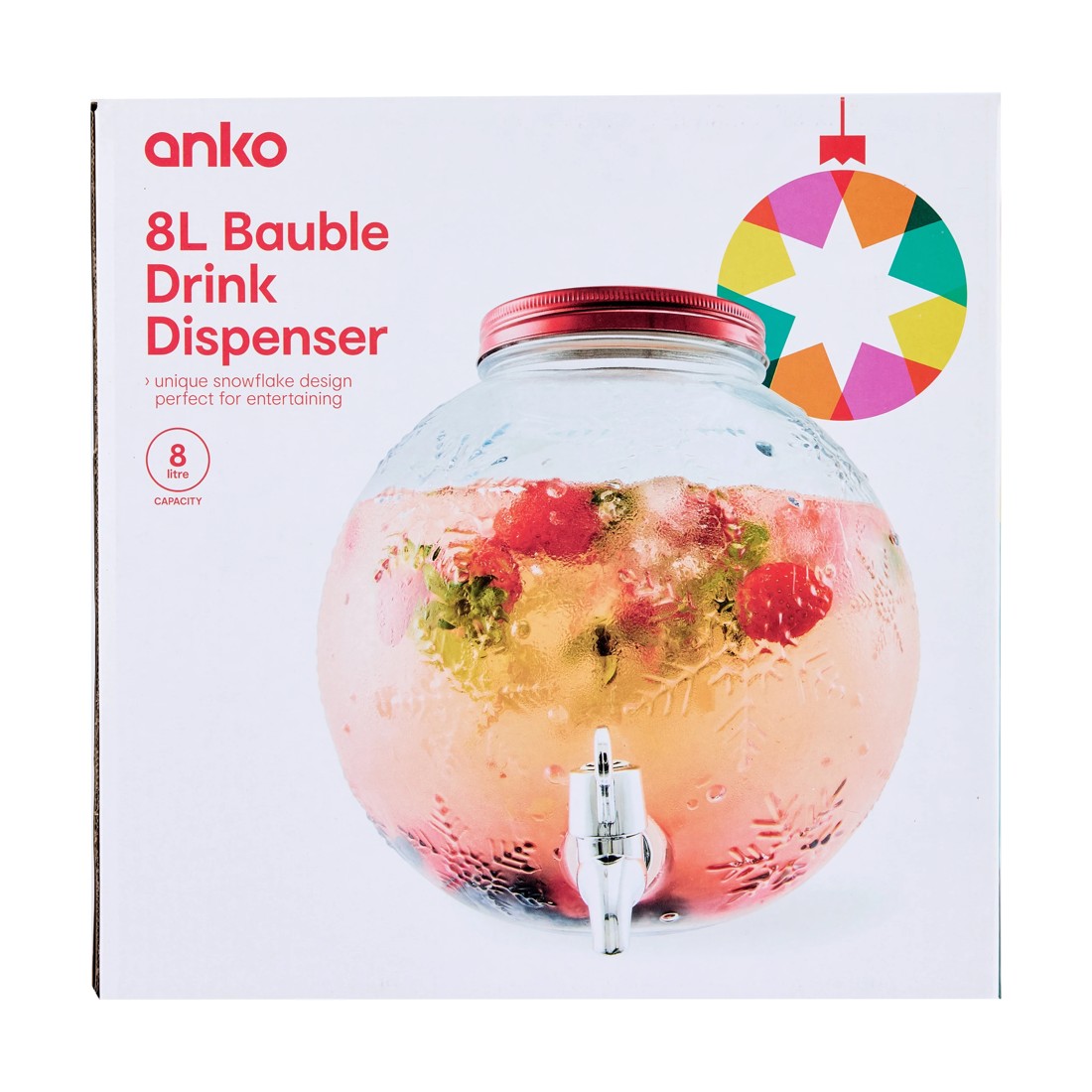 9 8L Bauble Drink Dispenser, 9 of 9