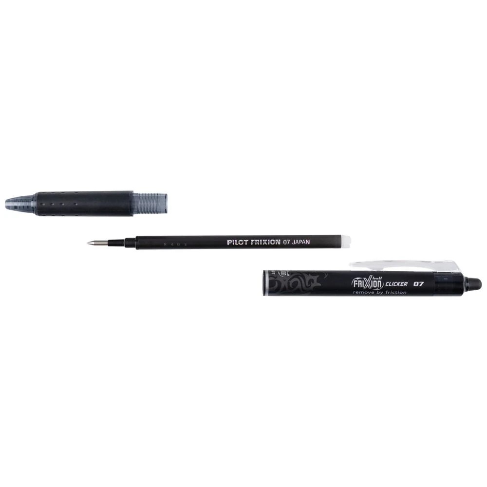 4 PILOT FriXion Clicker Erasable Gel Pen 0.7mm Black 2 Pack, 4 of 9