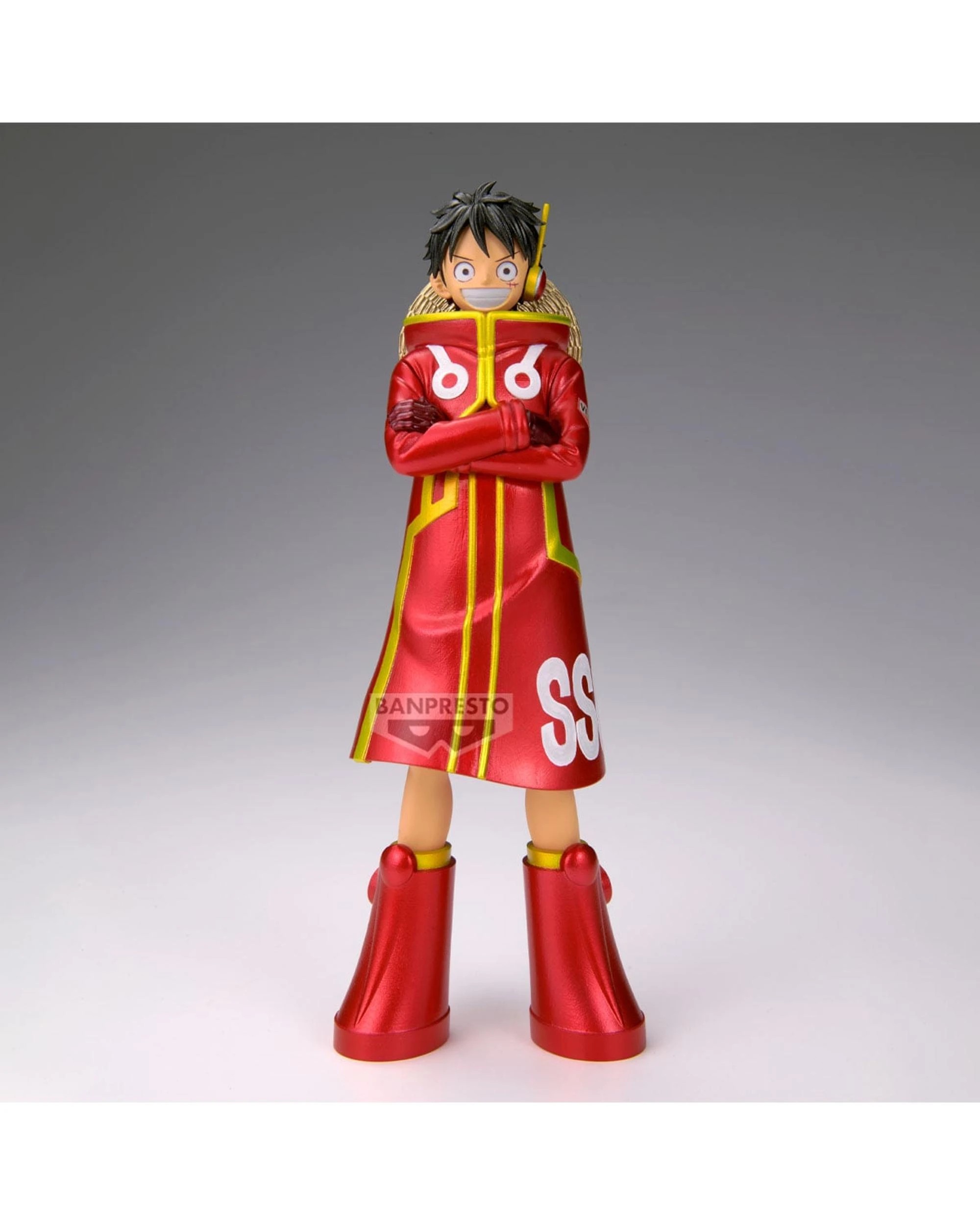 2 Banpresto DXF One Piece The Grandline Series Monkey D Luffy Metallic Figure, 2 of 5