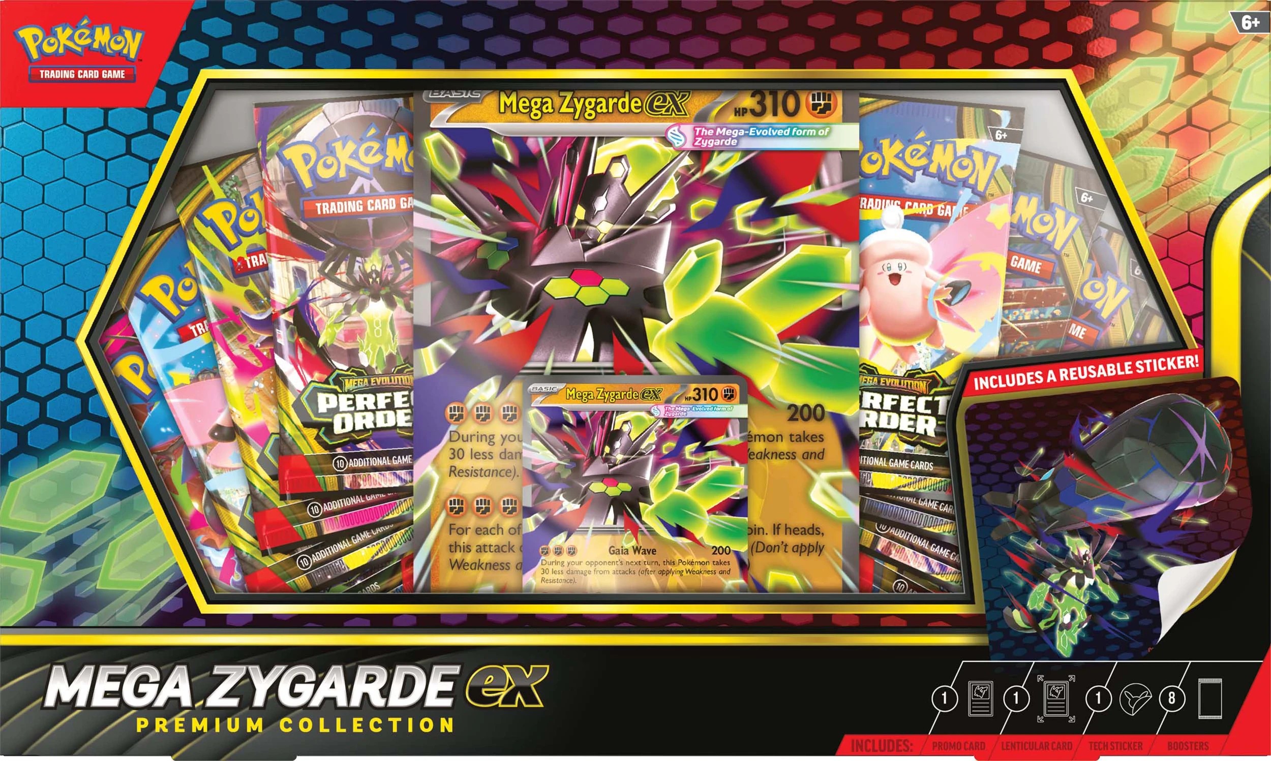 2 Pokemon Trading Card Game: Mega Zygarde ex Premium Collection, 2 of 3