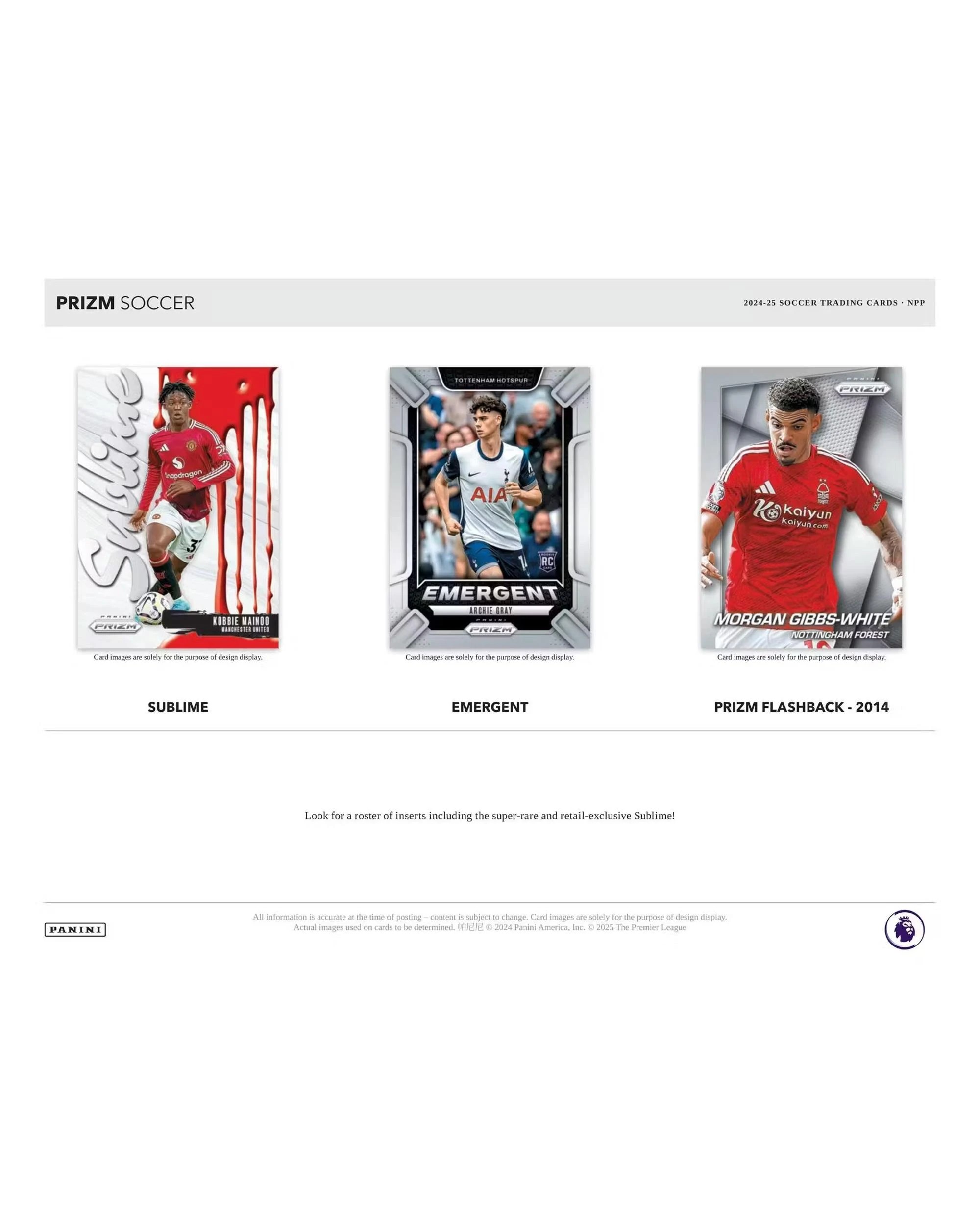 4 Panini 2024/2025 Premier League Prizm Soccer Retail Pack, 4 of 6