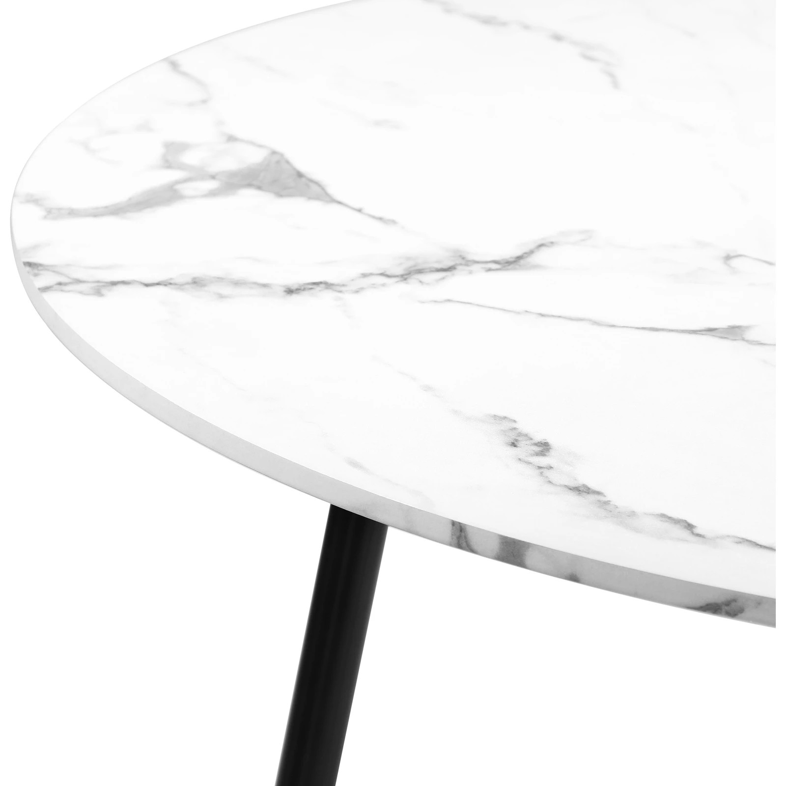 3 Oikiture 110cm Round Dining Table With 4pcs Dining Chairs Pu
 - Multi, 3 of 10