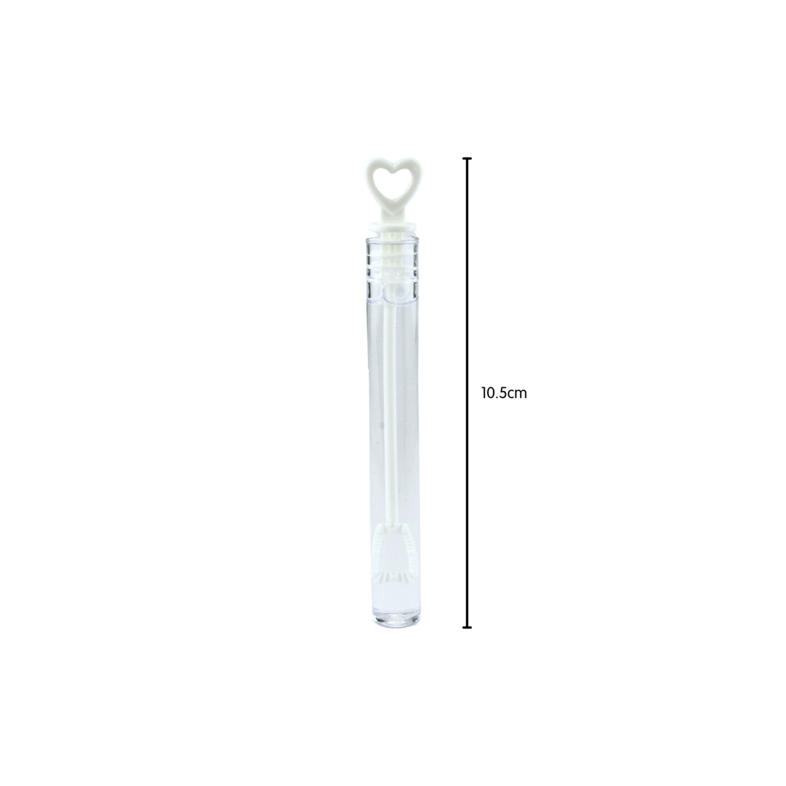 3 Partyrama 48Pcs Mini White Love Heart Bubble Wands, 3 of 4