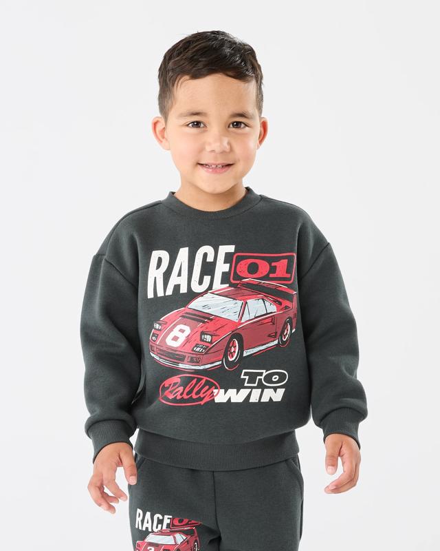 Print Crew Neck Sweats