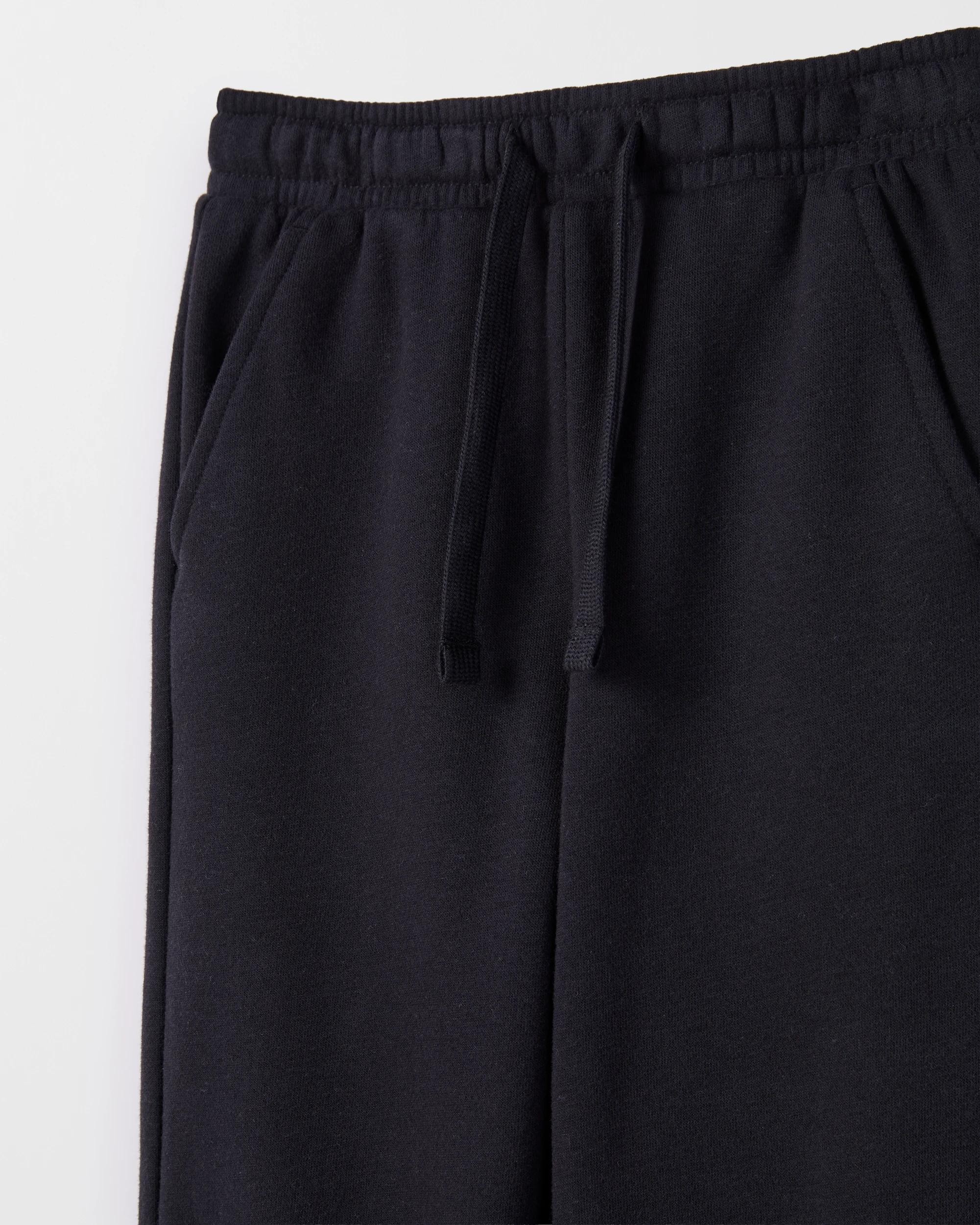 2 Target Kids Australian Cotton Blend Core Trackpants BLACK, 2 of 2