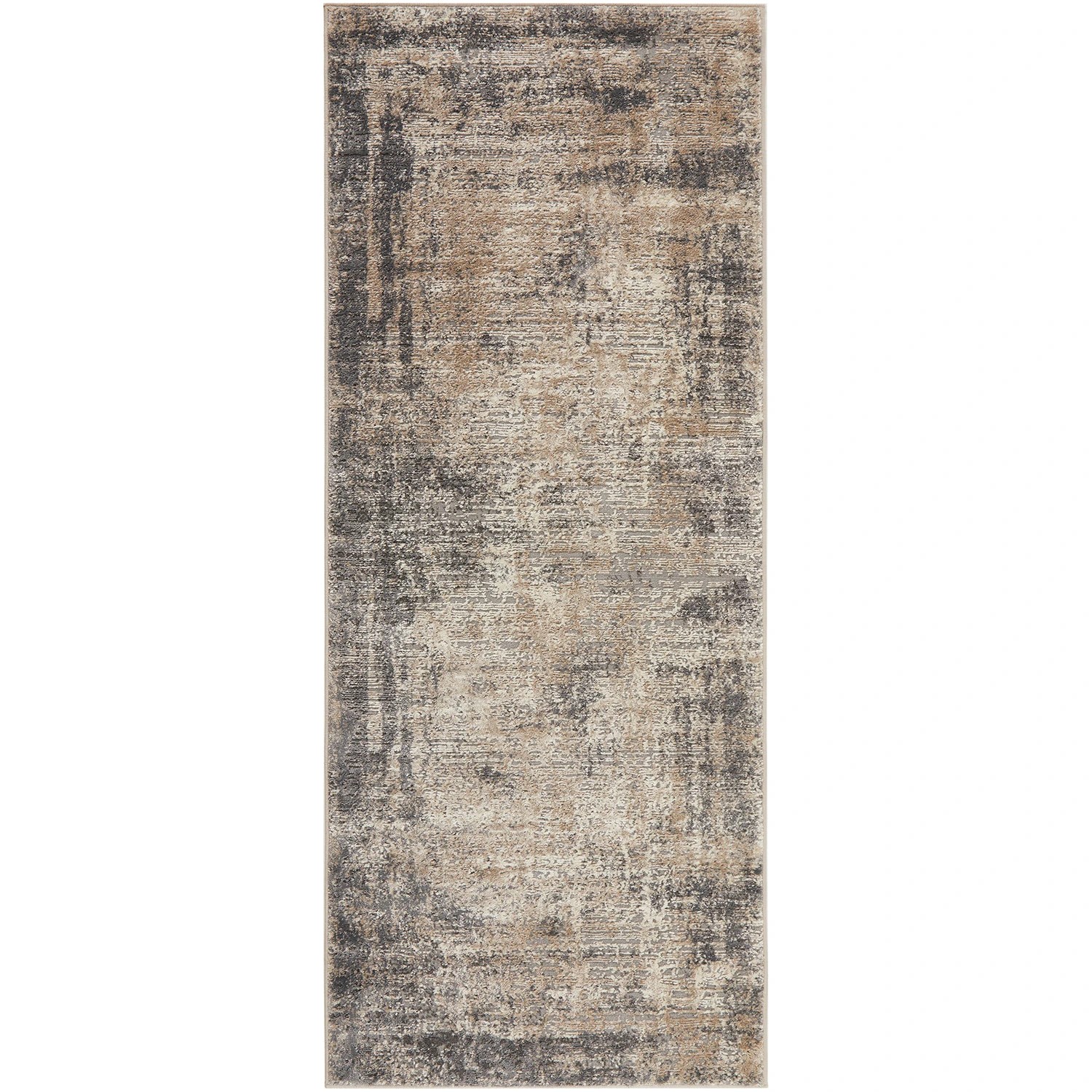 2 Common Ground Rugs Headland Ceasar 300x80cm - Medium Runner Power Loomed Pet Friendly Rug - Grey, 2 of 6