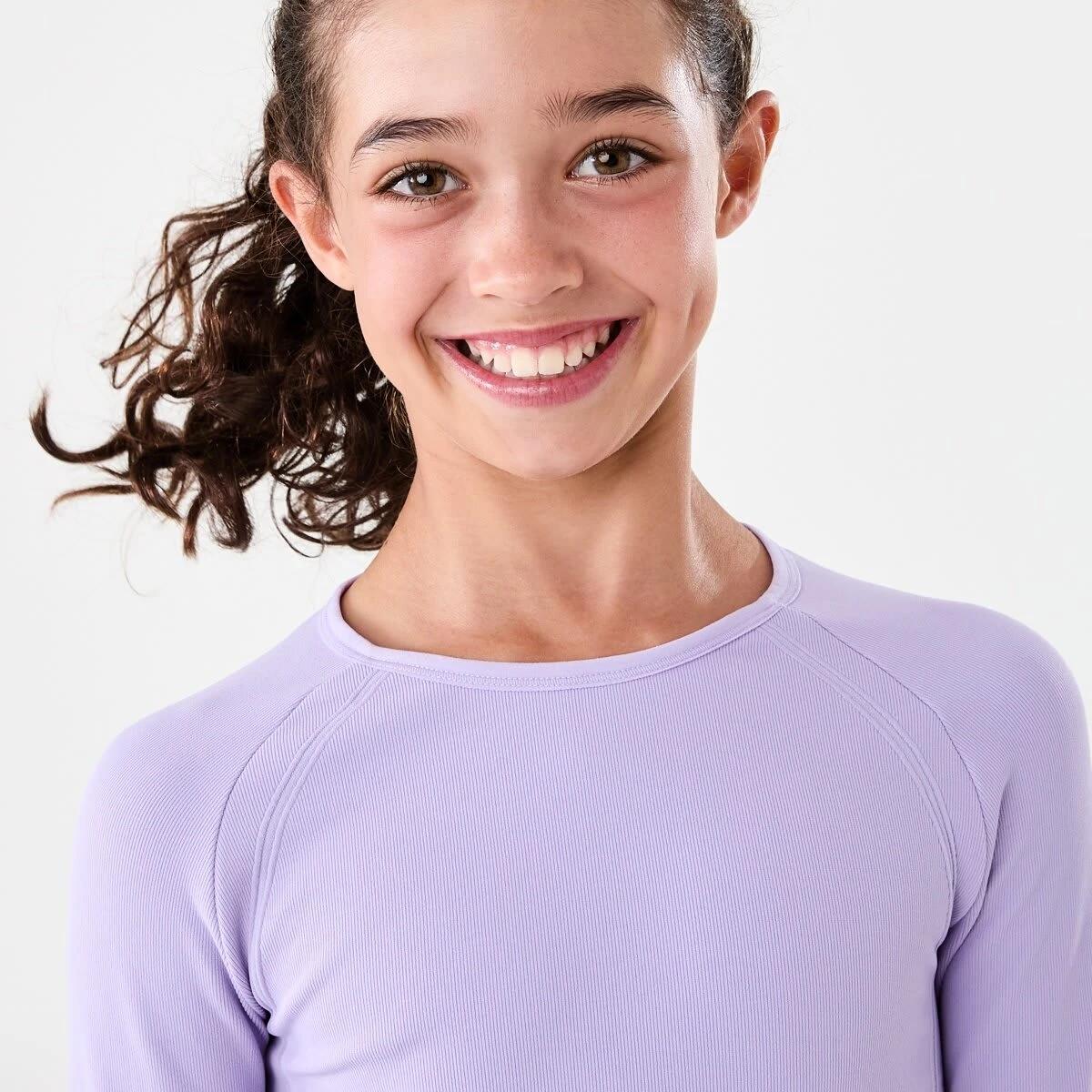 3 Active Long Sleeve Seamfree Top Ptl Purple, 3 of 9