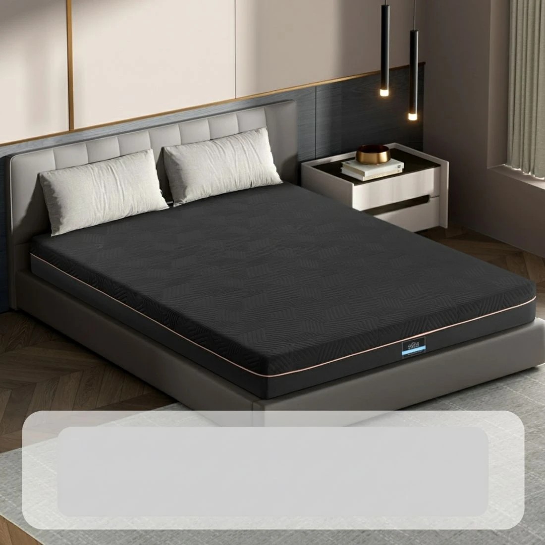 4 Giselle 18cm Memory Foam Mattress Green Tea Foam Cool Gel Foam Mattresses Queen - Queen Bed - Black, 4 of 10