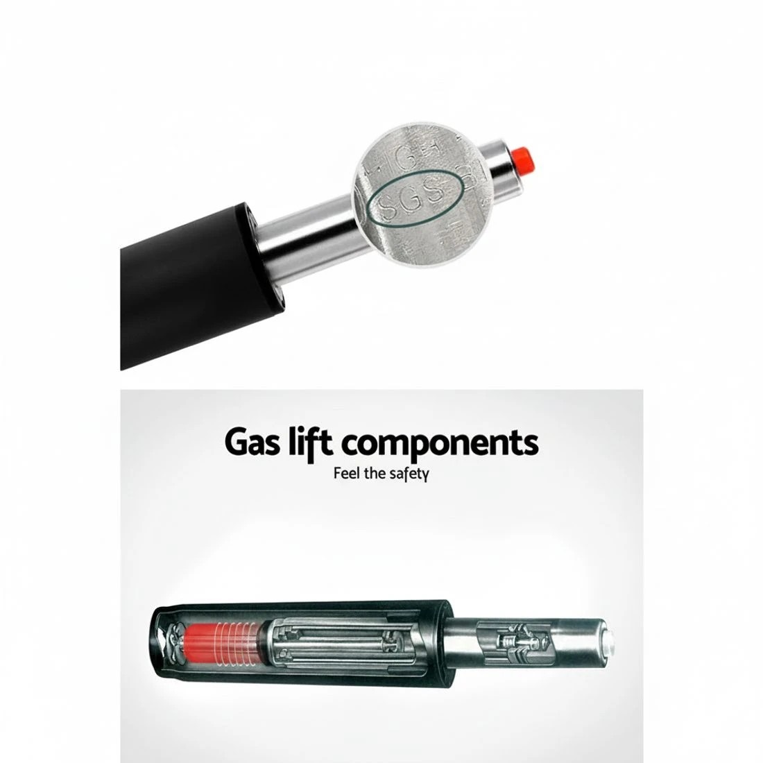 5 Artiss Bar Stools Gas Lift Leather All - Black, 5 of 5