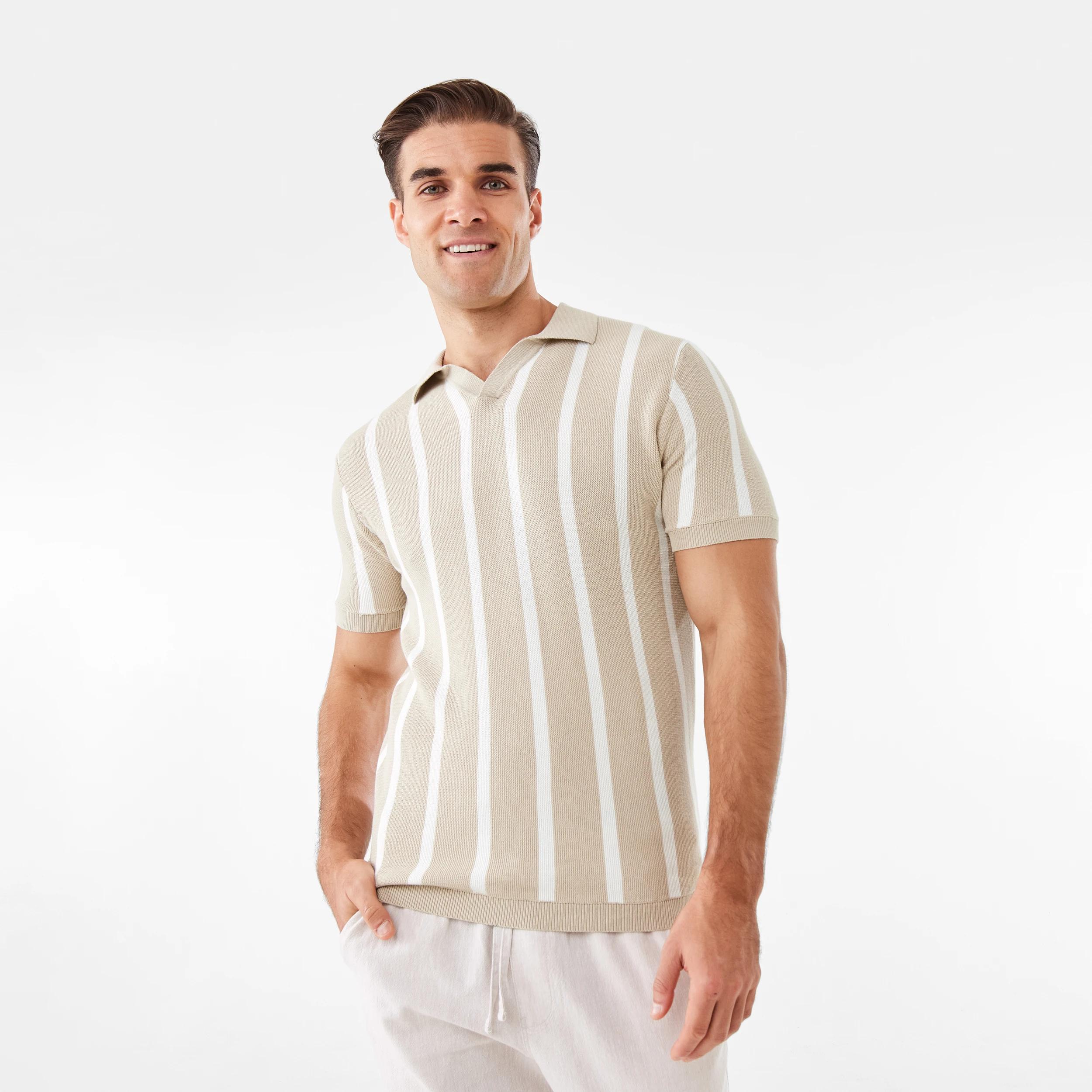 1 Knit Polo Shirt NEUTRAL, 1 of 9