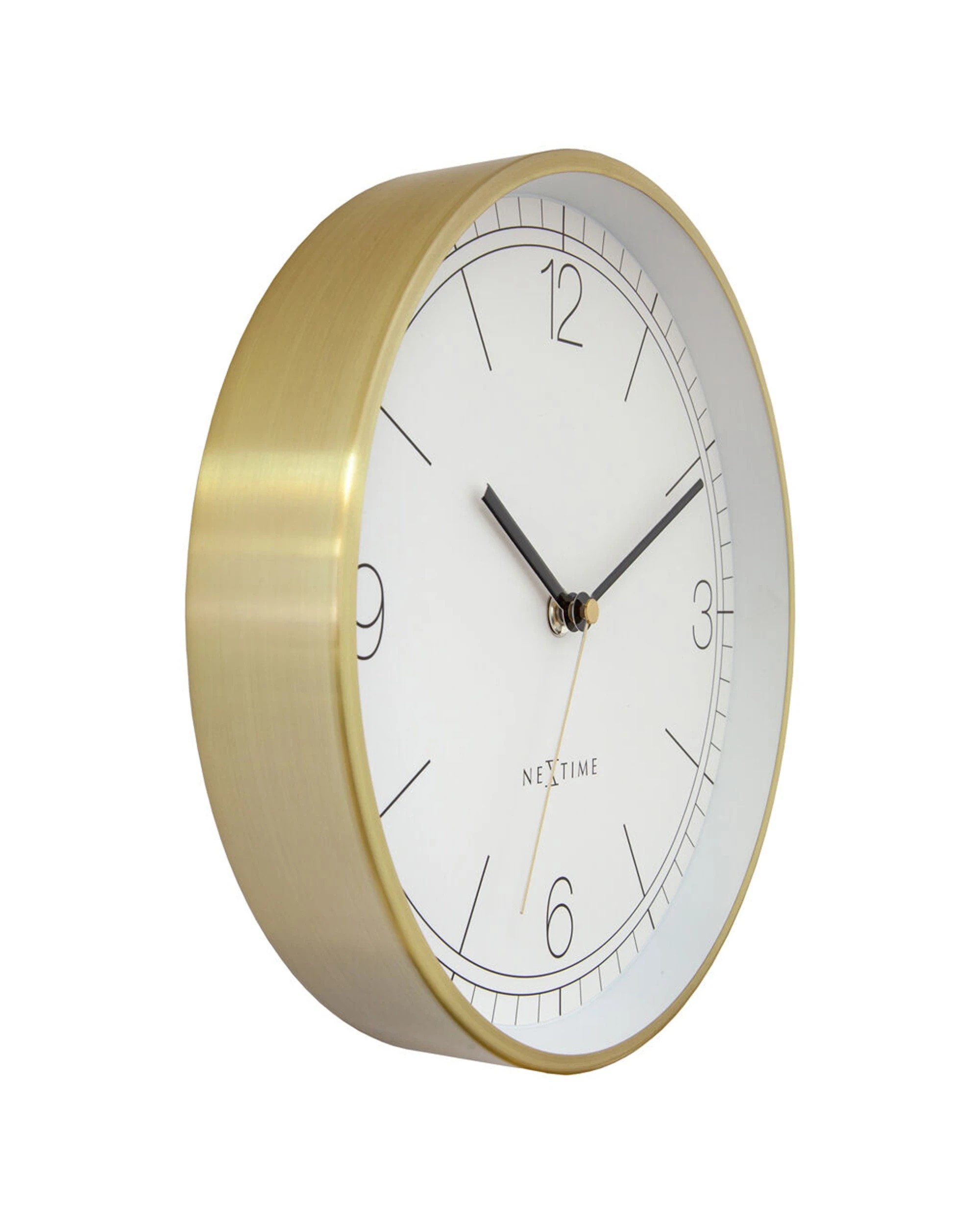 2 NeXtime Bolero Silent Wall Clock Metal Case Dial 25cm - Multi, 2 of 5