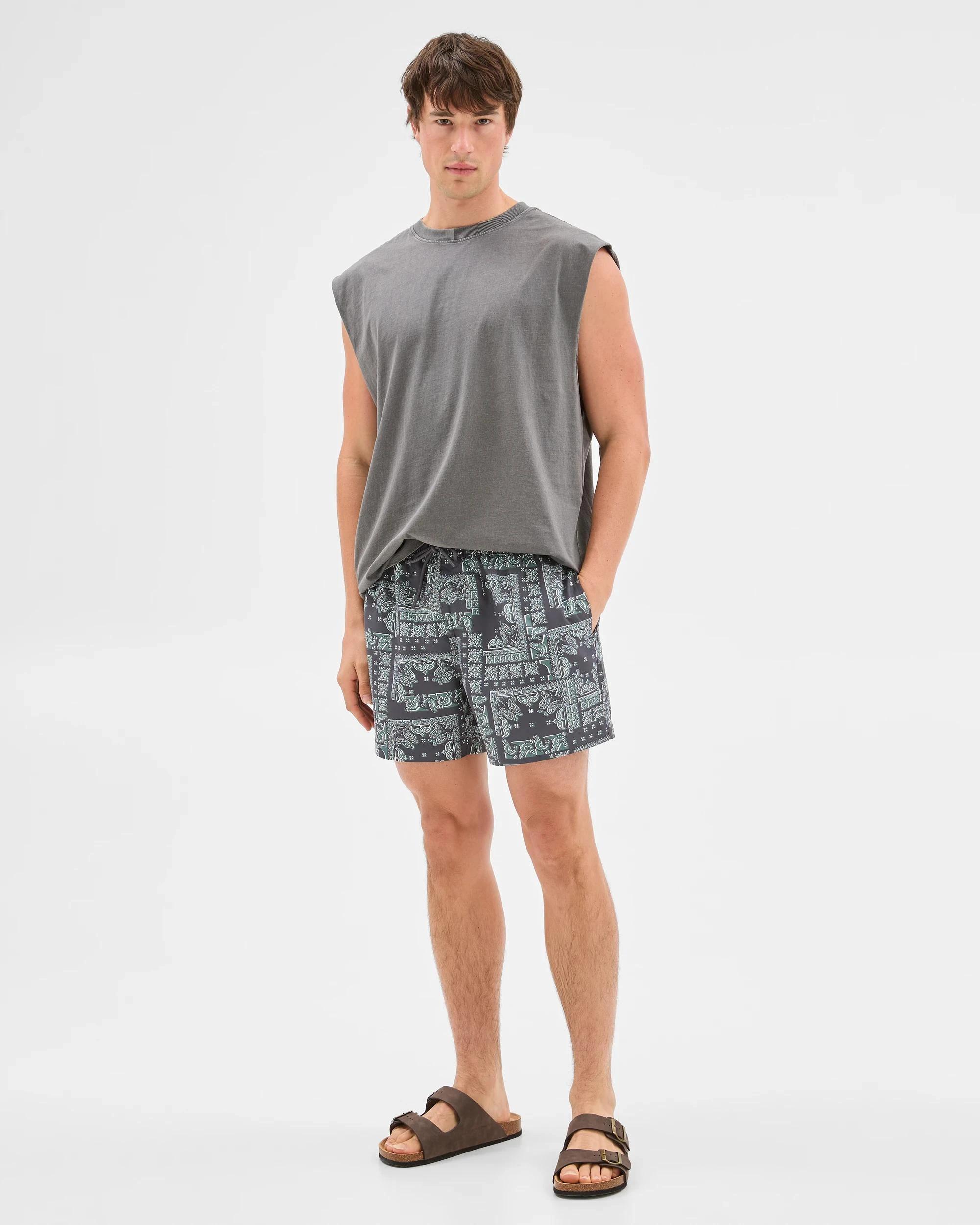 2 Commons Swim Shorts ASPHALT, 2 of 5