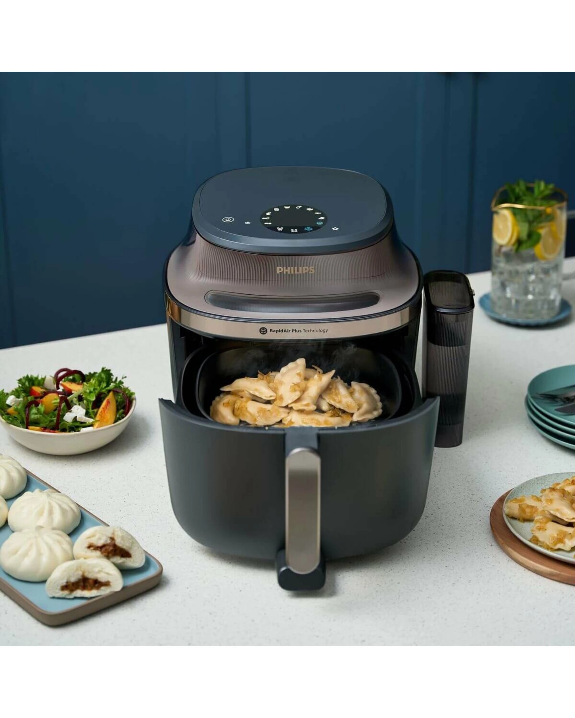 3 Philips 5000 Series 7.2L XXL Airfryer with Steam Black, 3 of 7