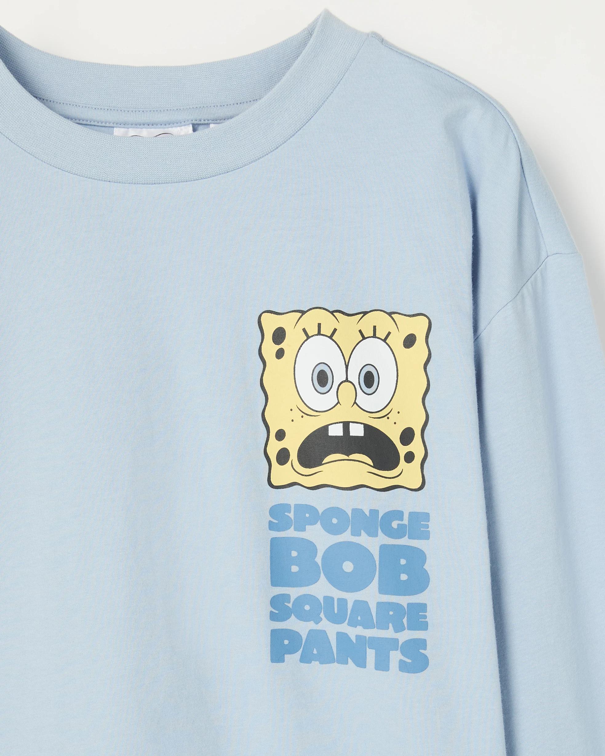 6 SpongeBob SquarePants Australian Cotton Older Boys Jersey Pyjama Set SPONGEBOB, 6 of 7