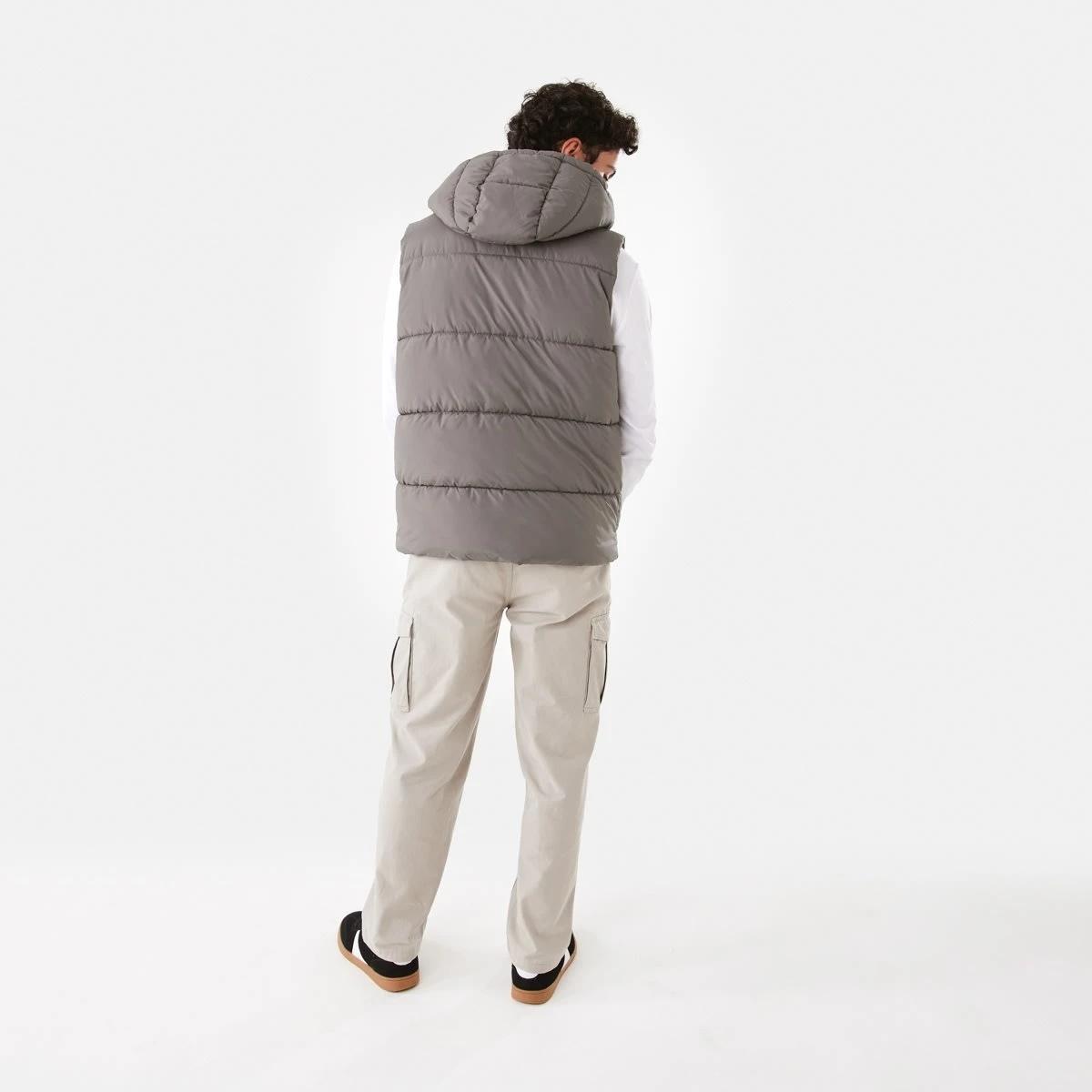 4 Hooded Puffer Vest Brn Eagle, 4 of 9