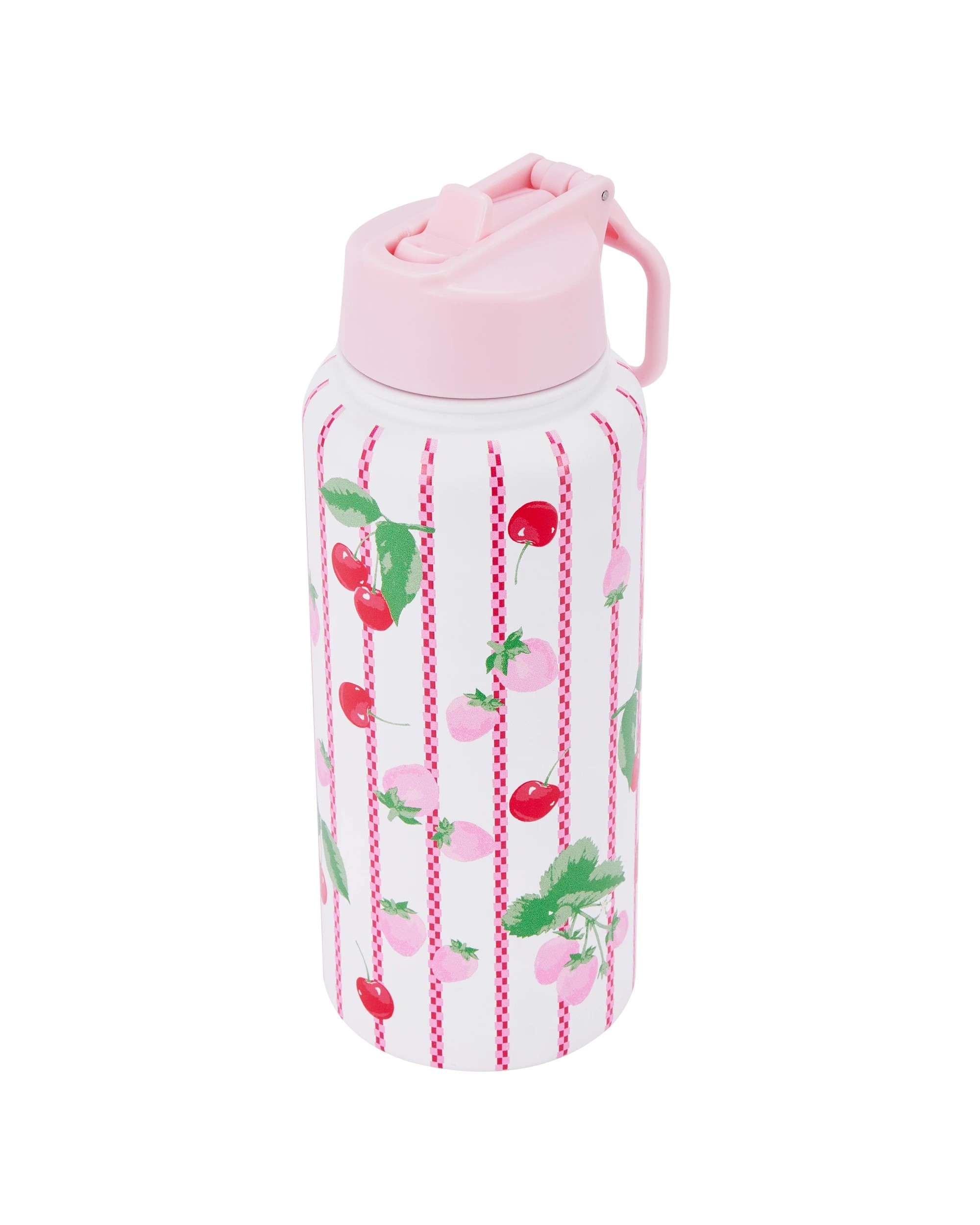 3 960ml Fruit Double Wall Insulated Cylinder Drink Bottle, 3 of 7