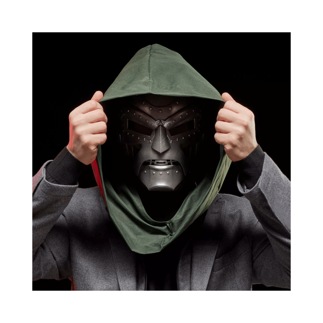 9 Hasbro Marvel Legends Series Doctor Doom Premium Roleplay Helmet, 9 of 10