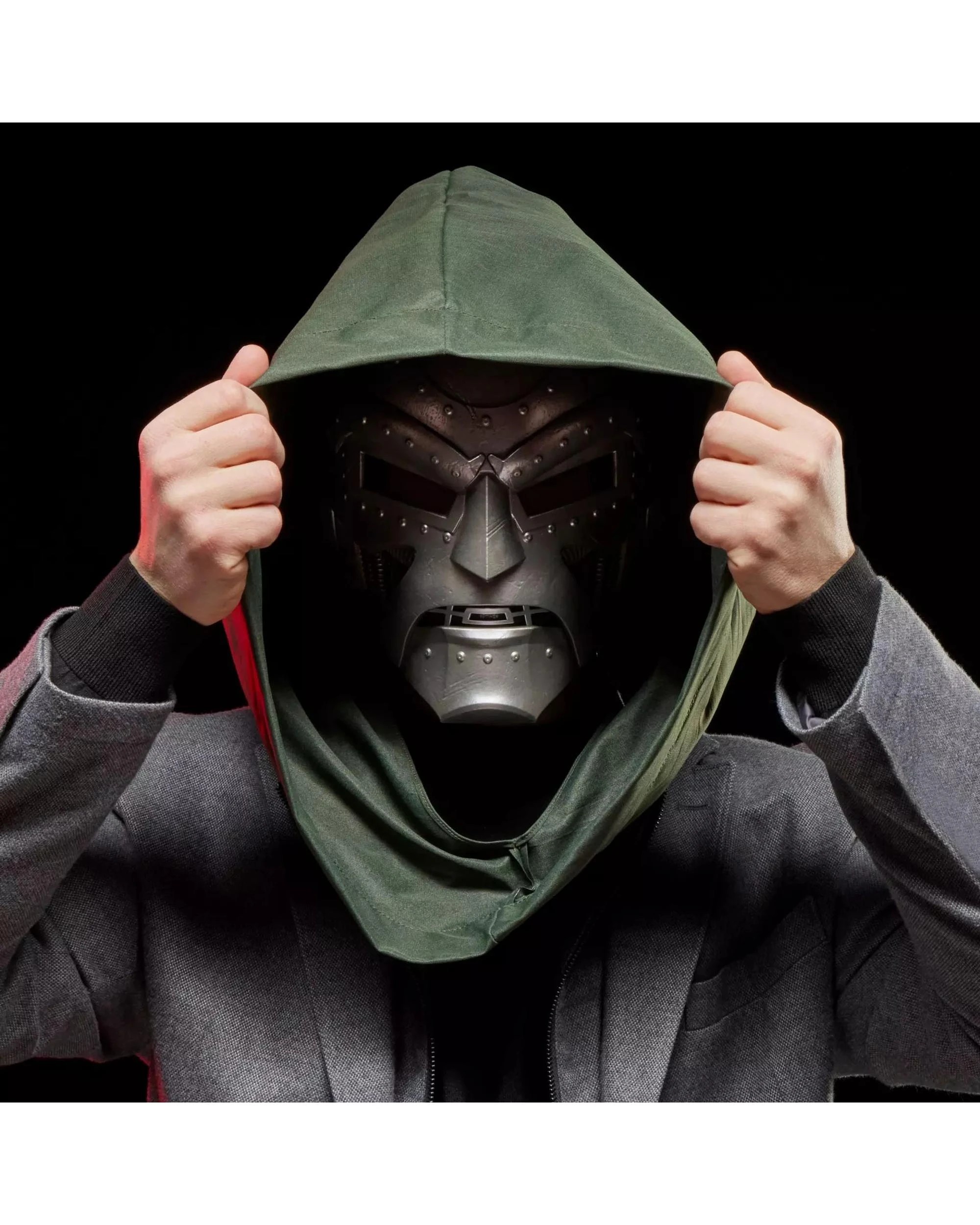 9 Marvel Legends Series Doctor Doom Premium Roleplay Helmet, 9 of 10