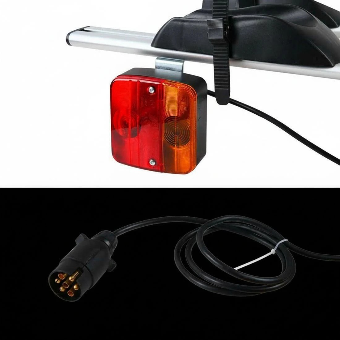 6 Giantz 4 Bicycle Bike Carrier Rack Car Towbar Hitch Ball Mount Tail light - Multi, 6 of 8