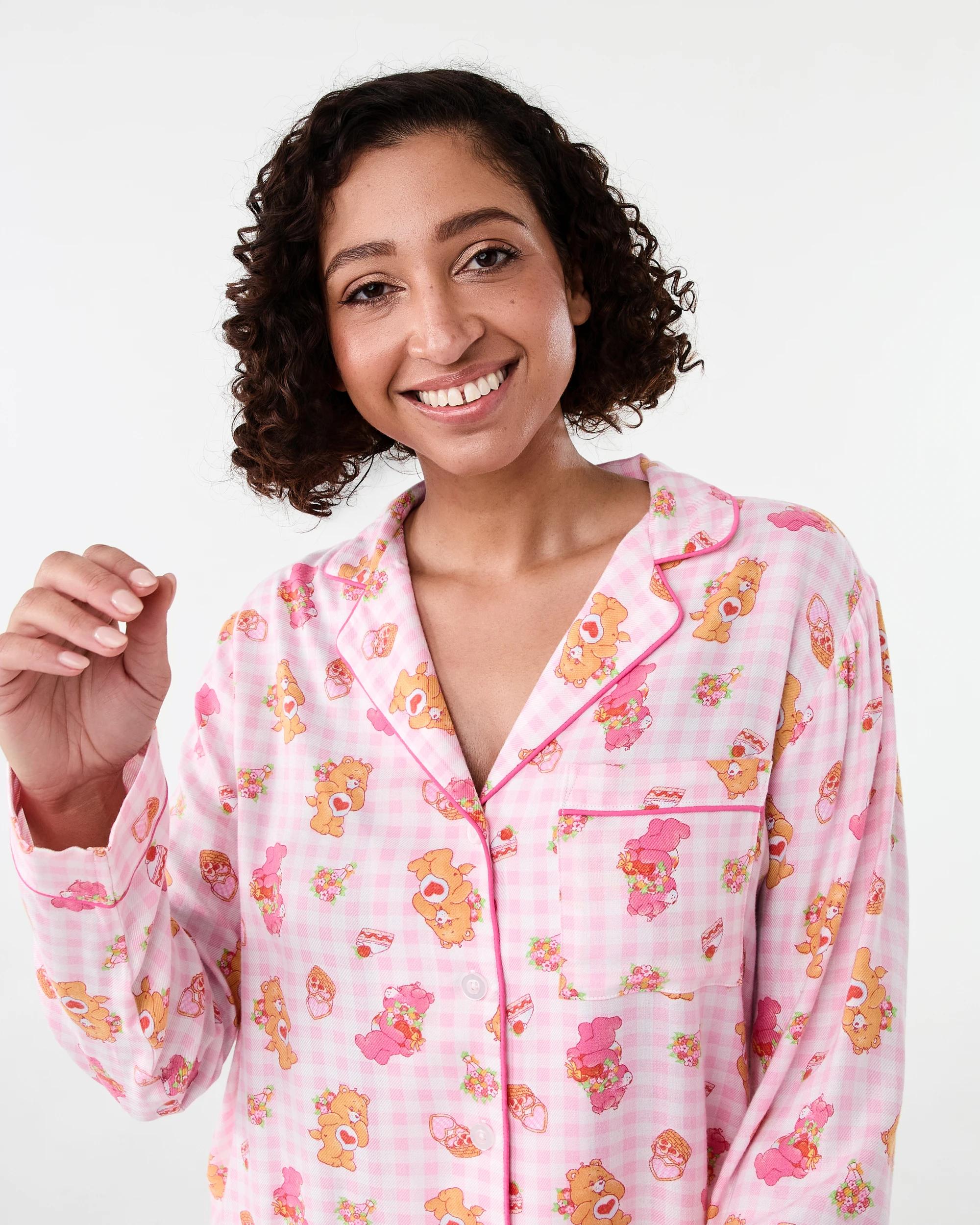 4 Care Bears License Flannel Pyjama Set Cb Aop, 4 of 8