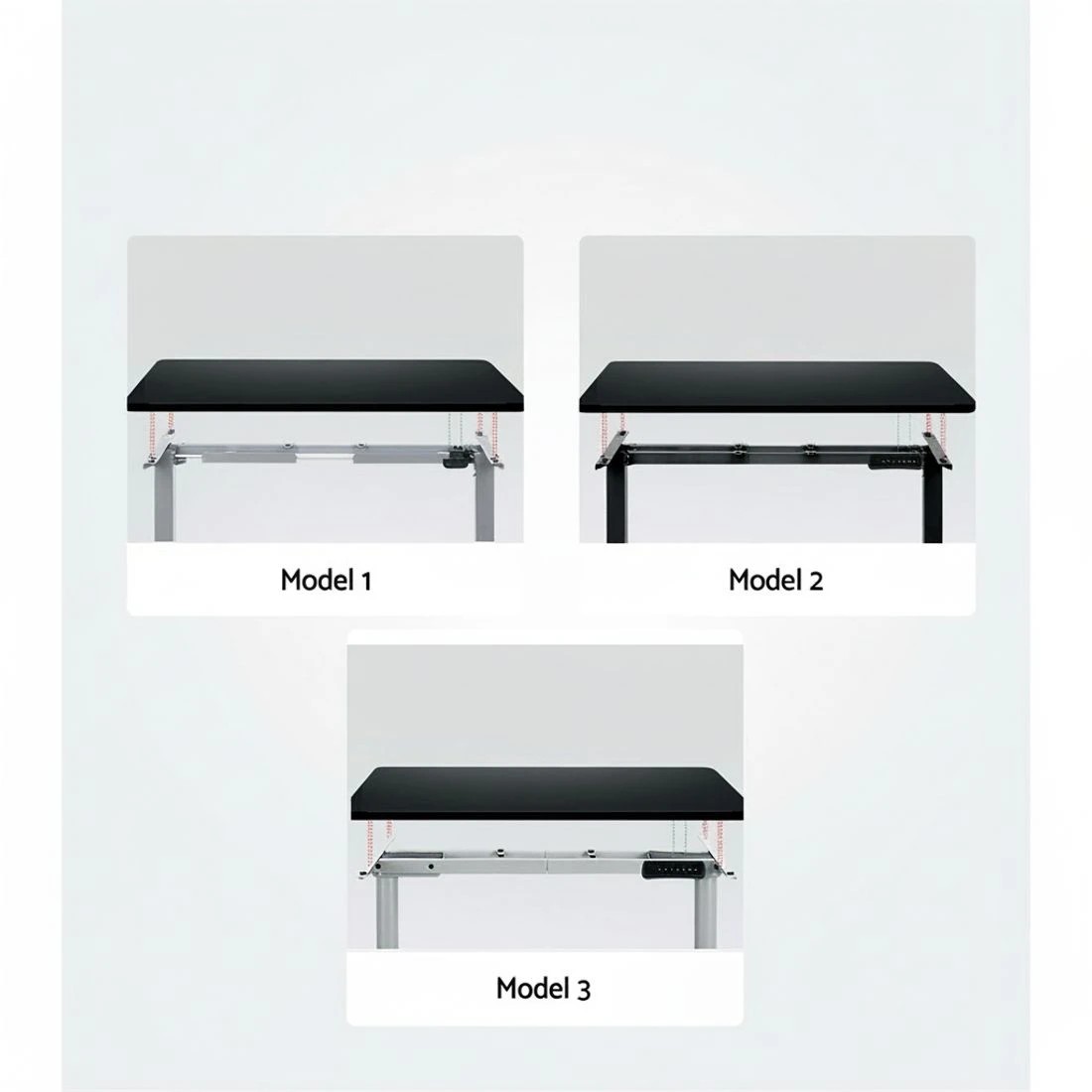 6 Artiss Standing Desk Top  120CM - Black, 6 of 6