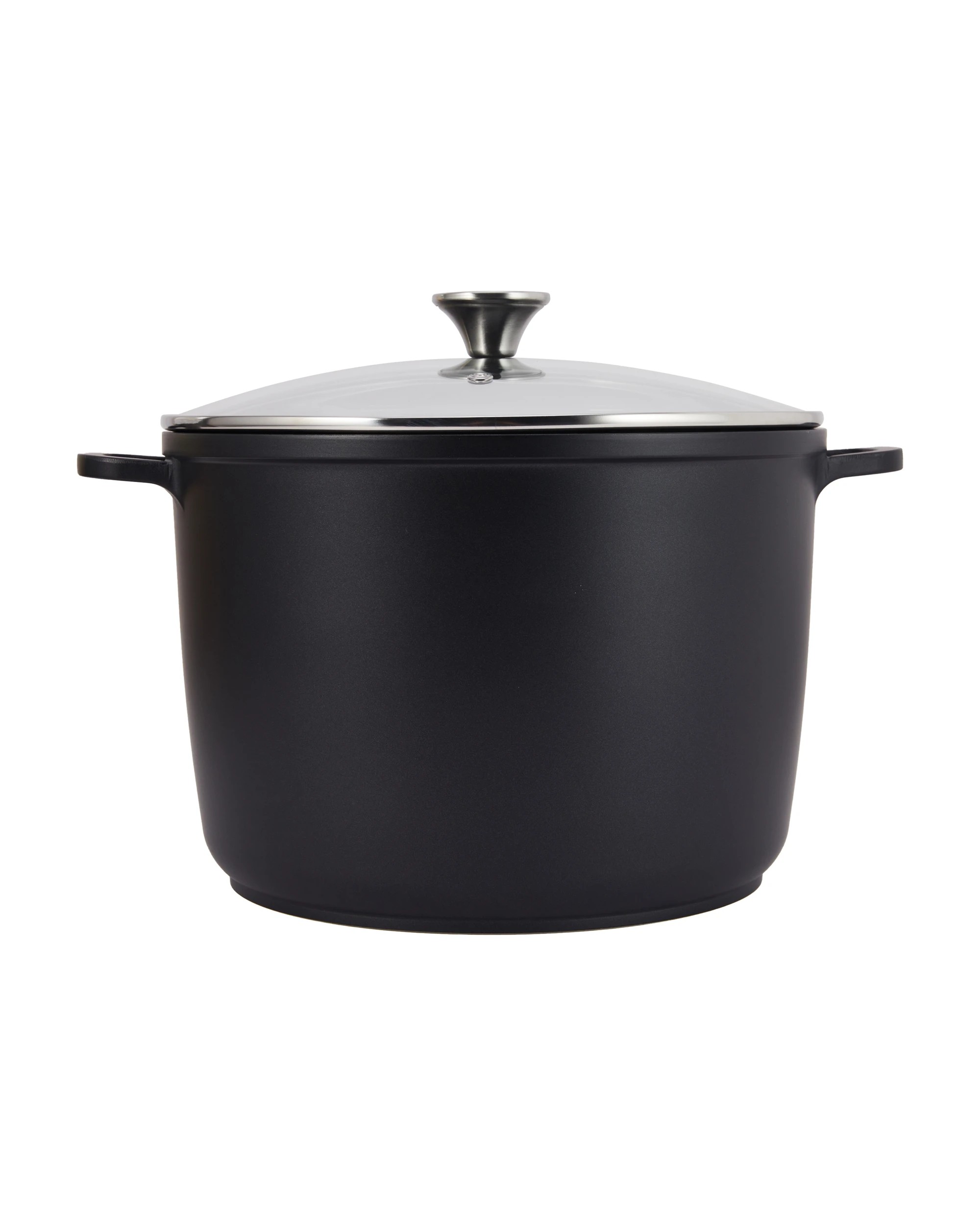 1 10L Cast Aluminium Black Stock Pot, 1 of 6