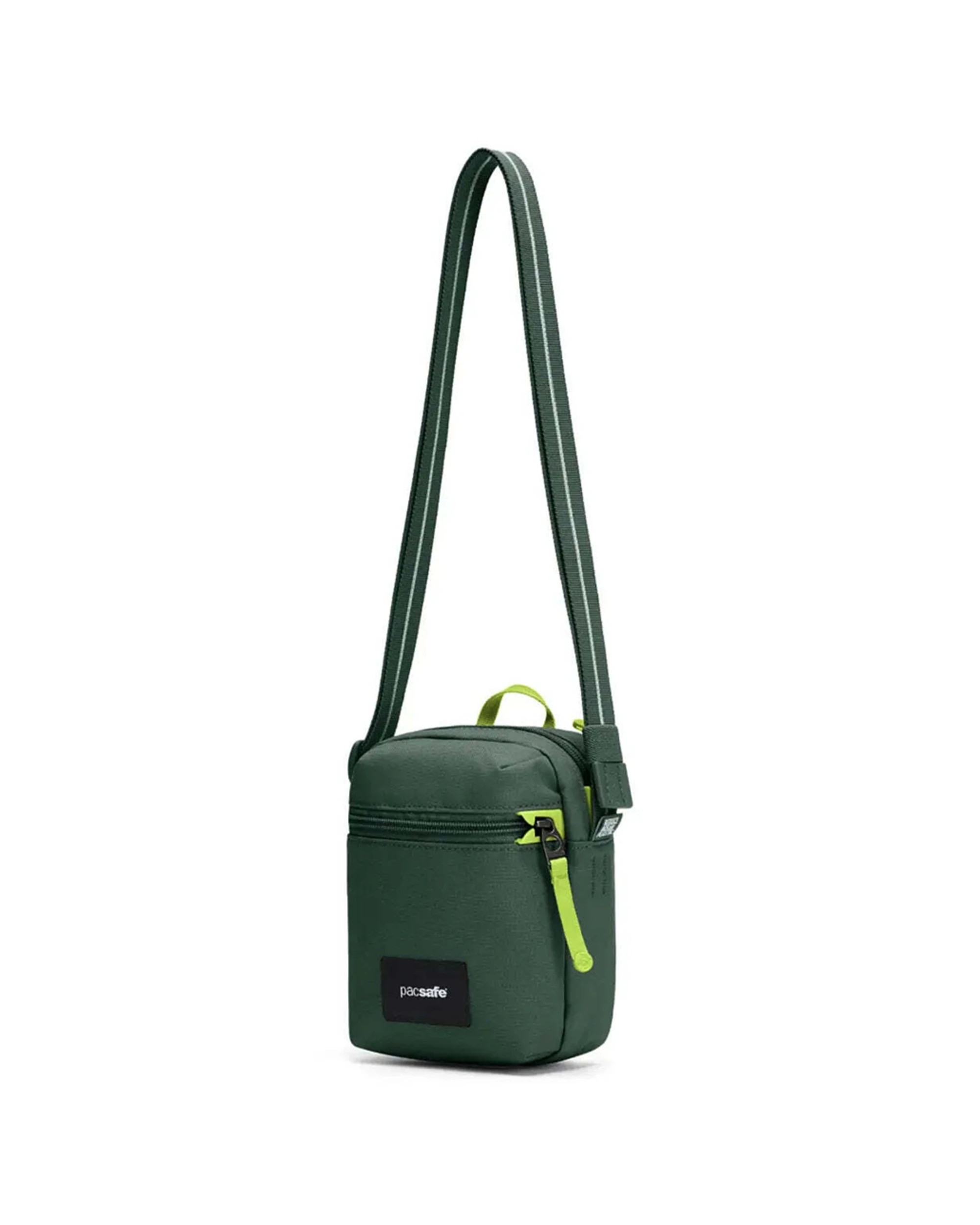 4 Pacsafe Go Anti-Theft Micro Crossbody Bag Compact Size Recycled Polyester Spruce - Green, 4 of 8