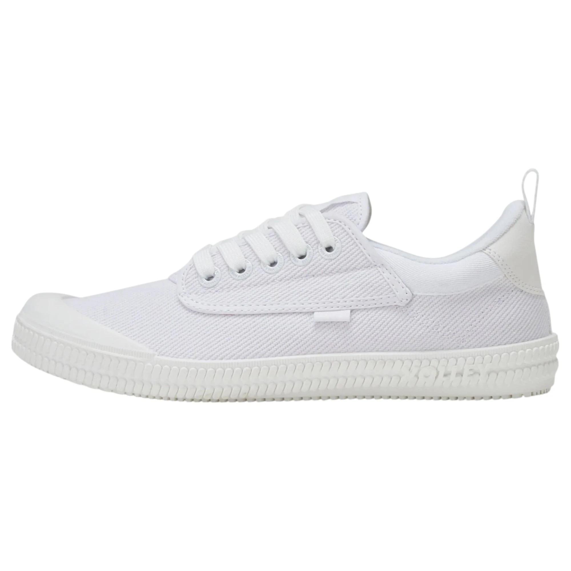 1 Volley Unisex Heritage Low Mens Womens Casual Shoes White/White WHITE/WHITE, 1 of 6