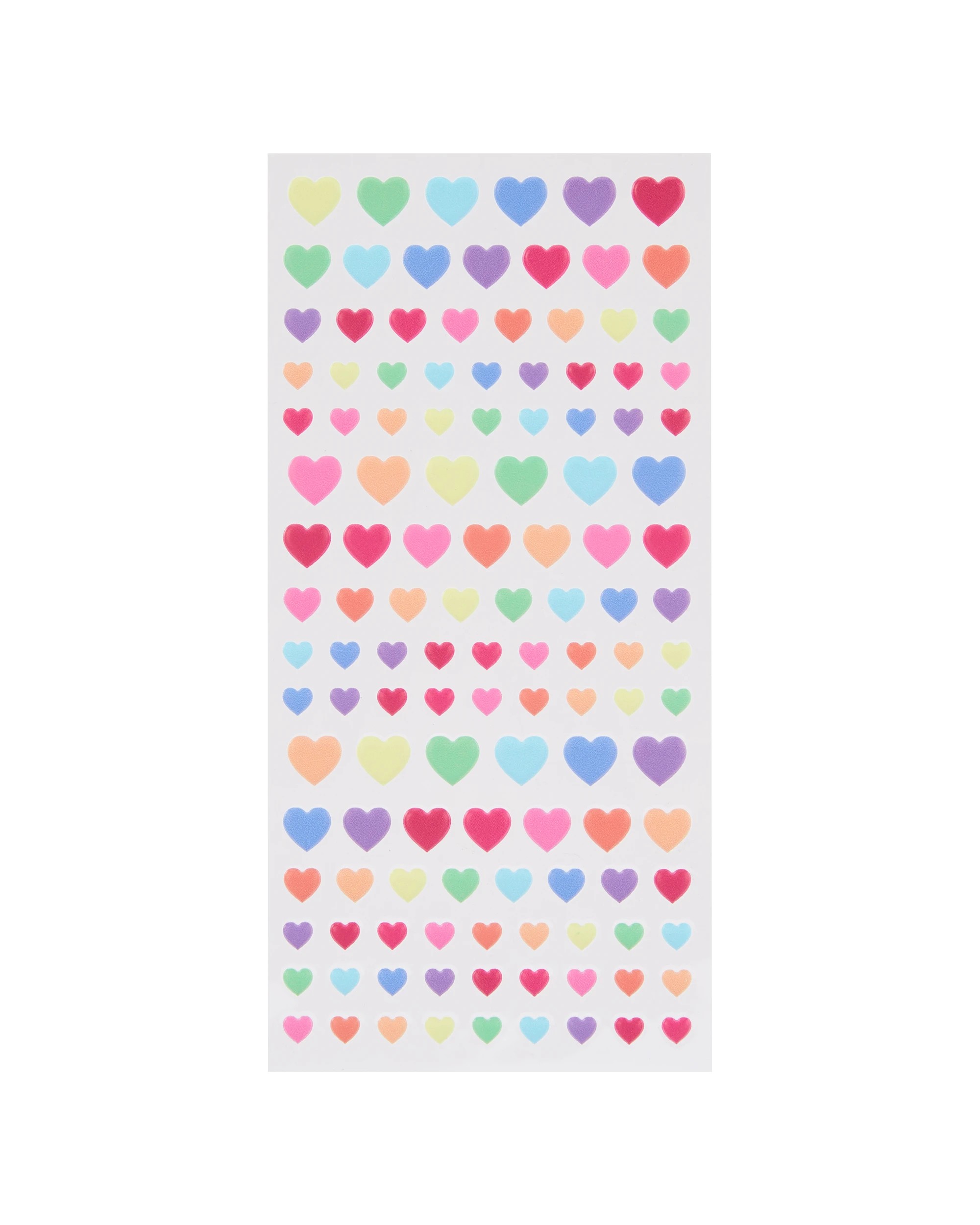 2 Puffy Stickers - Hearts, 2 of 3