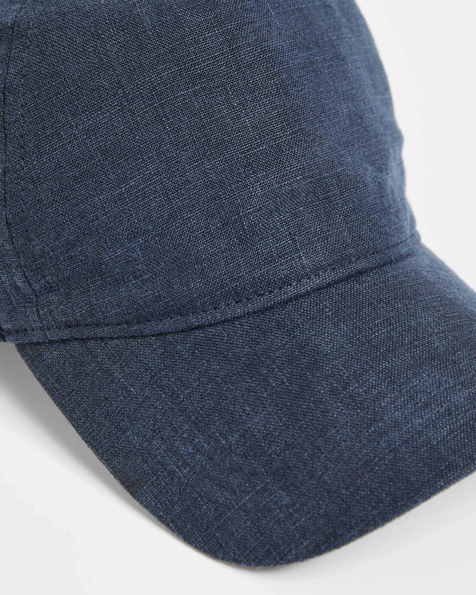 2 Target Linen Baseball Cap NAVY BLUE, 2 of 3