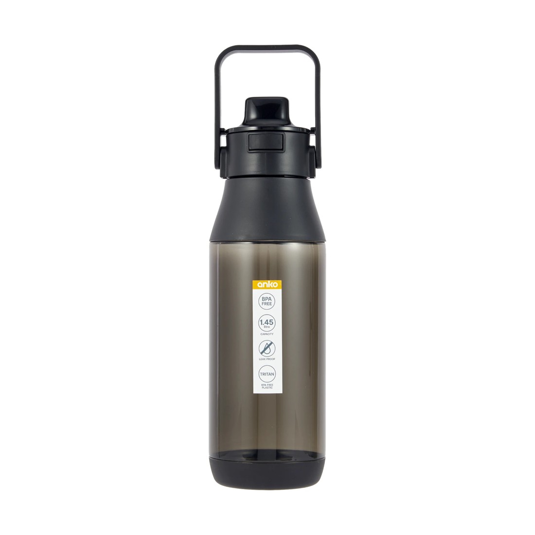 4 1.45L Black Tritan Drink Bottle, 4 of 4