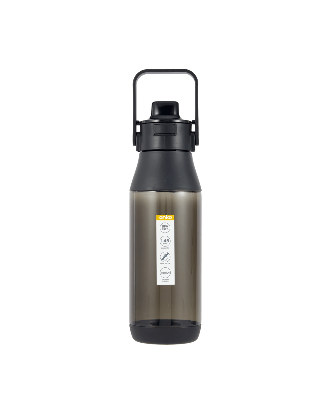 4 1.45L Black Tritan Drink Bottle, 4 of 4
