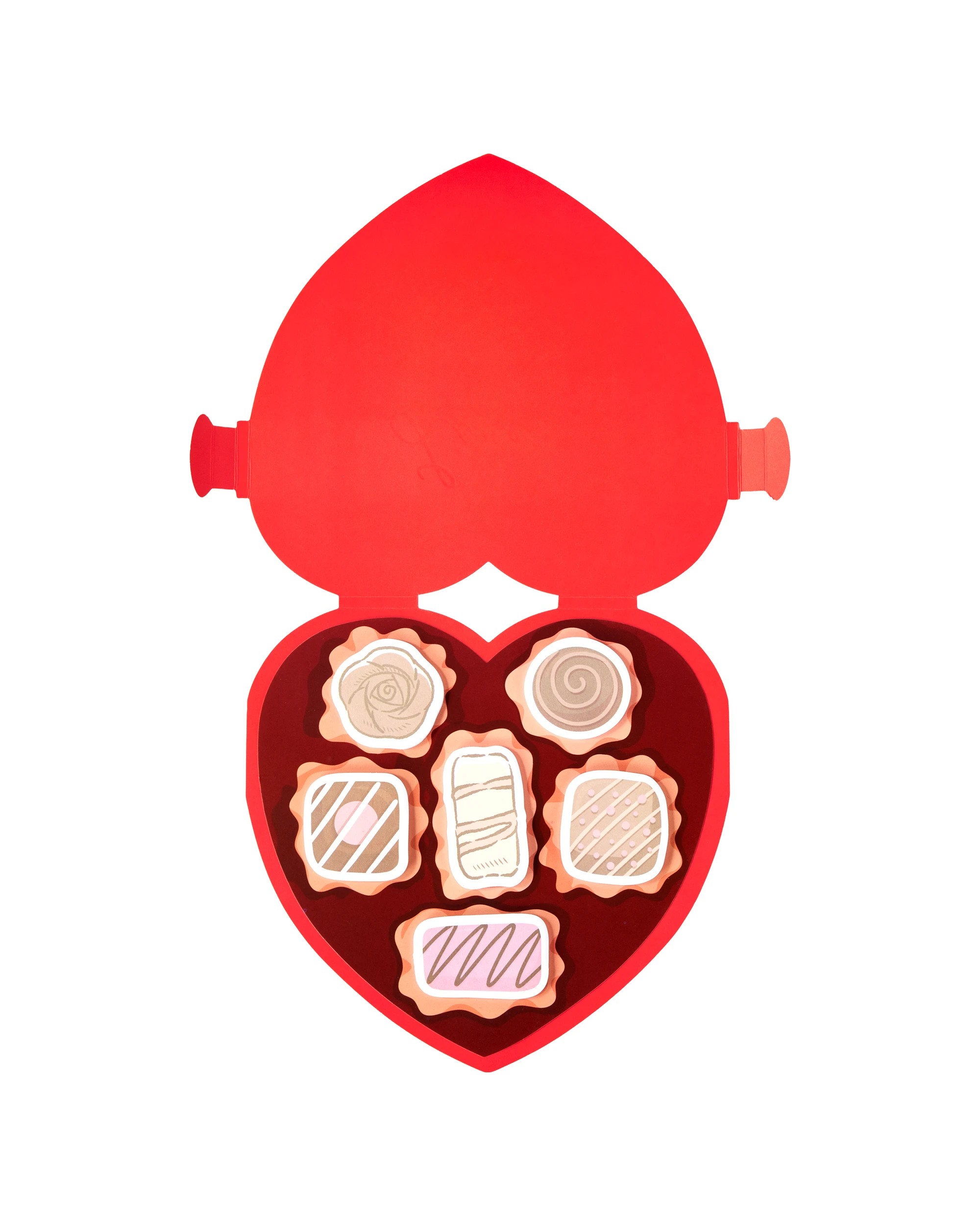 2 Valentine's Day Love Chocolate Box Sticky Notes Set - 180 Notes, 2 of 6