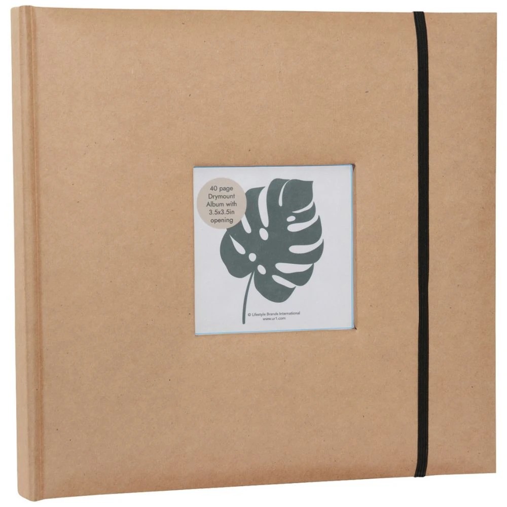1 Kraft Drymount Photo Album 40 Capacity, 1 of 5