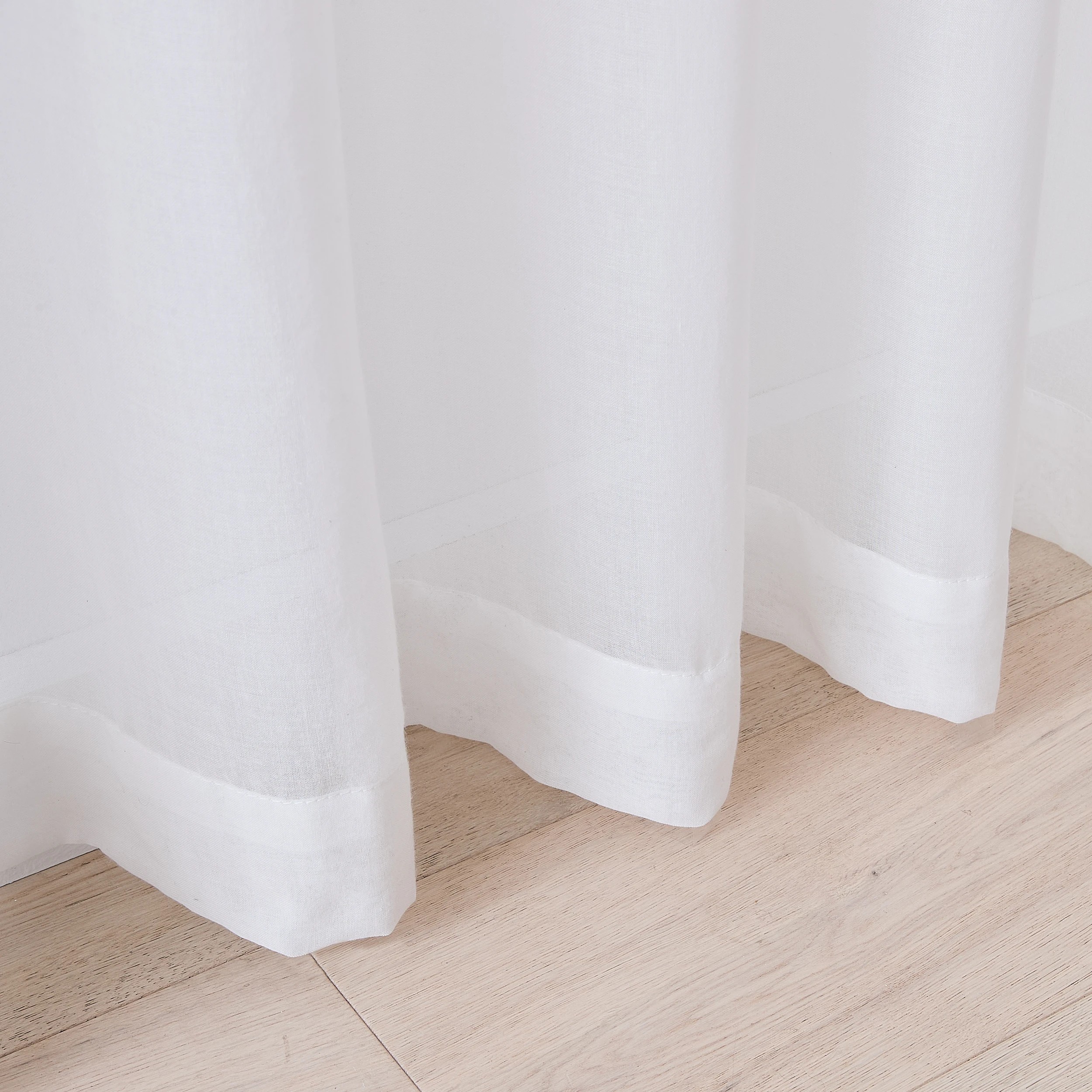5 Sicily S-Fold Long & Wide Curtain - White - 485cm x 250cm, 5 of 5