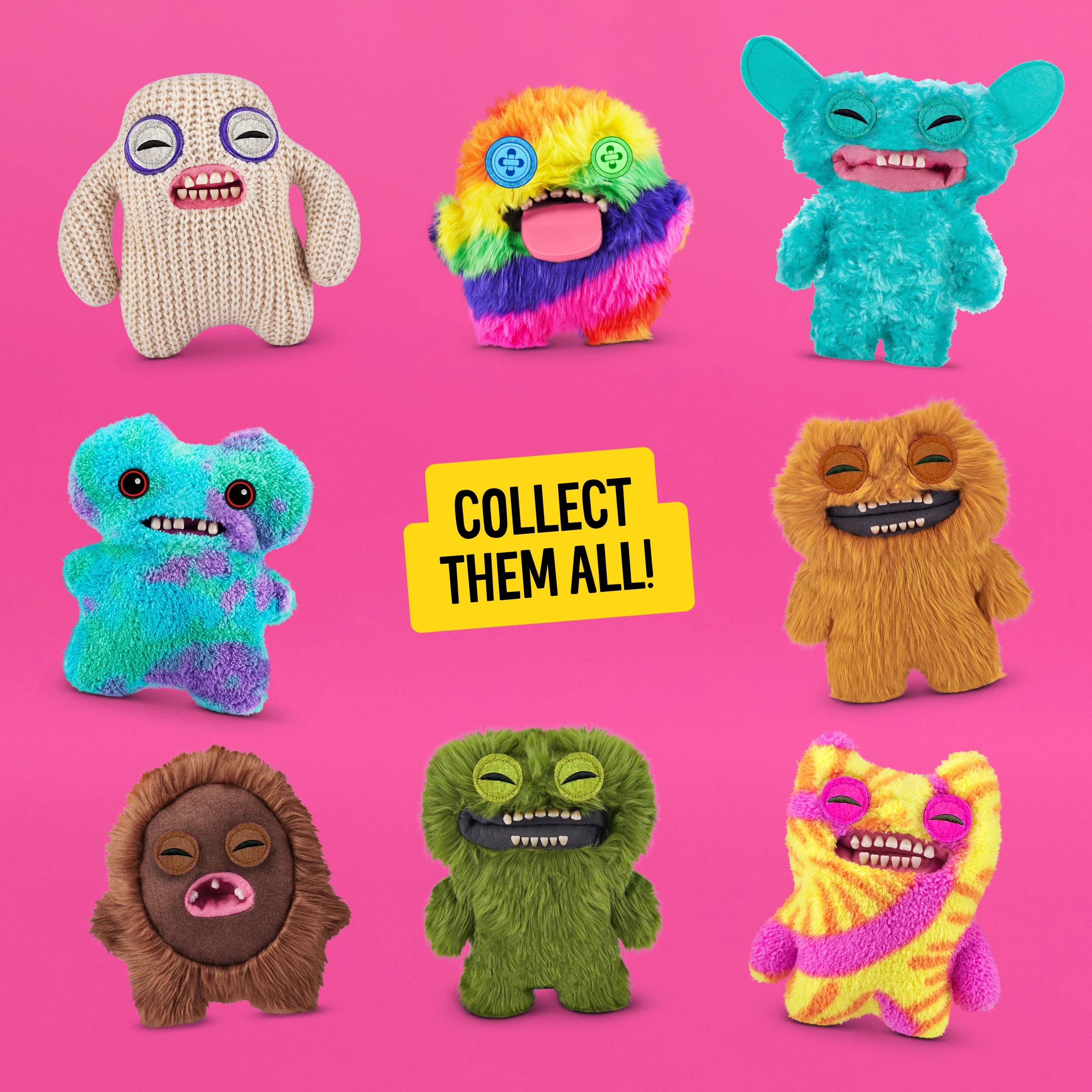 4 20cm BONKERS ZURU Fuggler Mr Needles Squeaky and Plush Dog Toy, 4 of 5