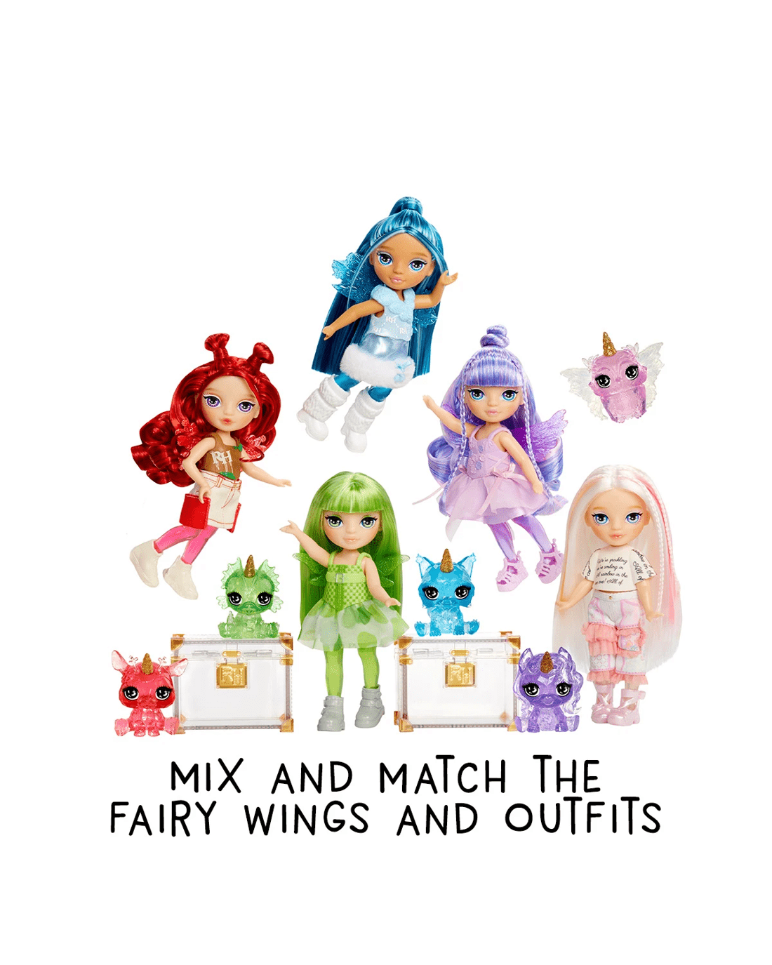 7 Rainbow High Littles: Rainbow Fantasy Fairies Doll Playset - Assorted, 7 of 8