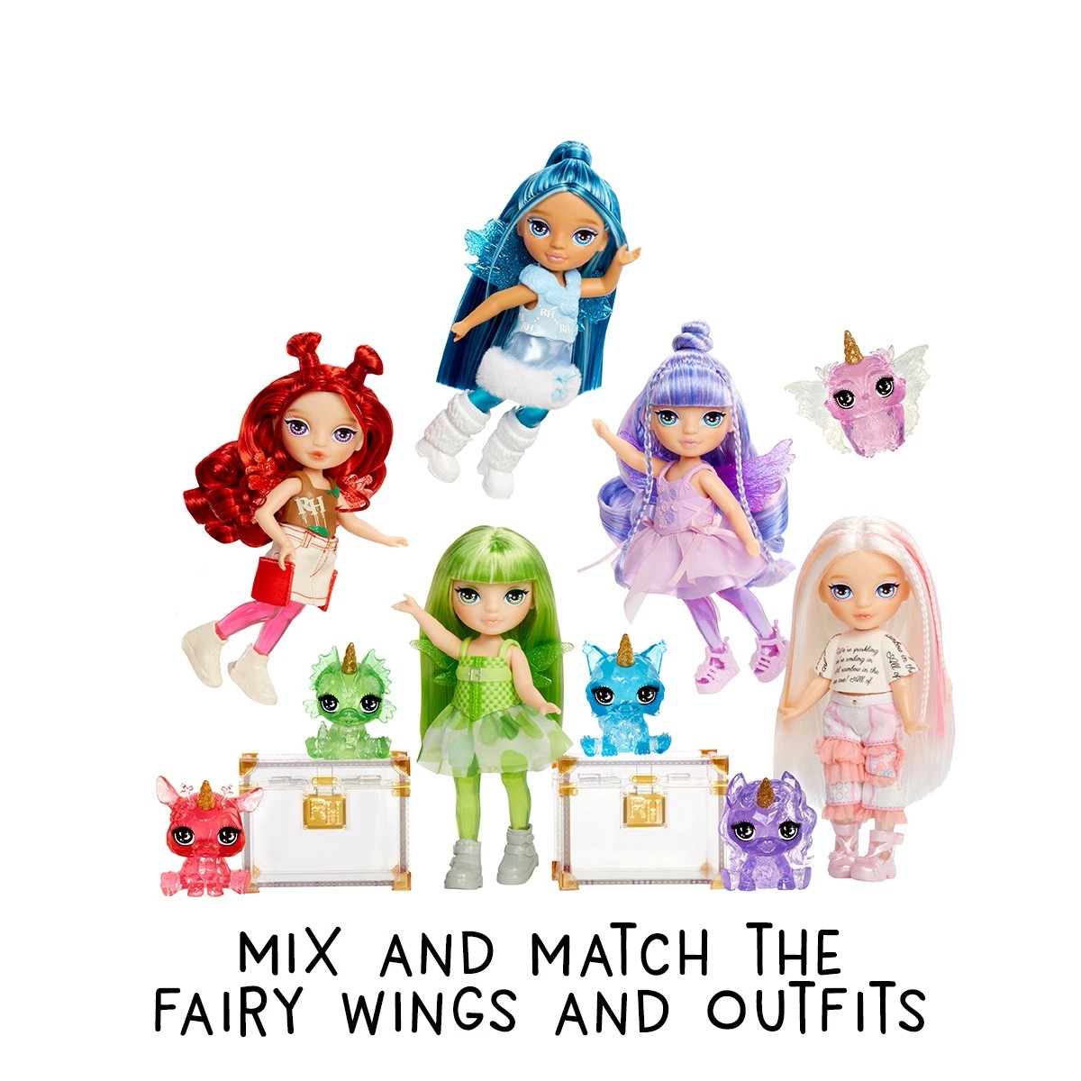 7 Rainbow High Littles: Rainbow Fantasy Fairies Doll Playset - Assorted, 7 of 8