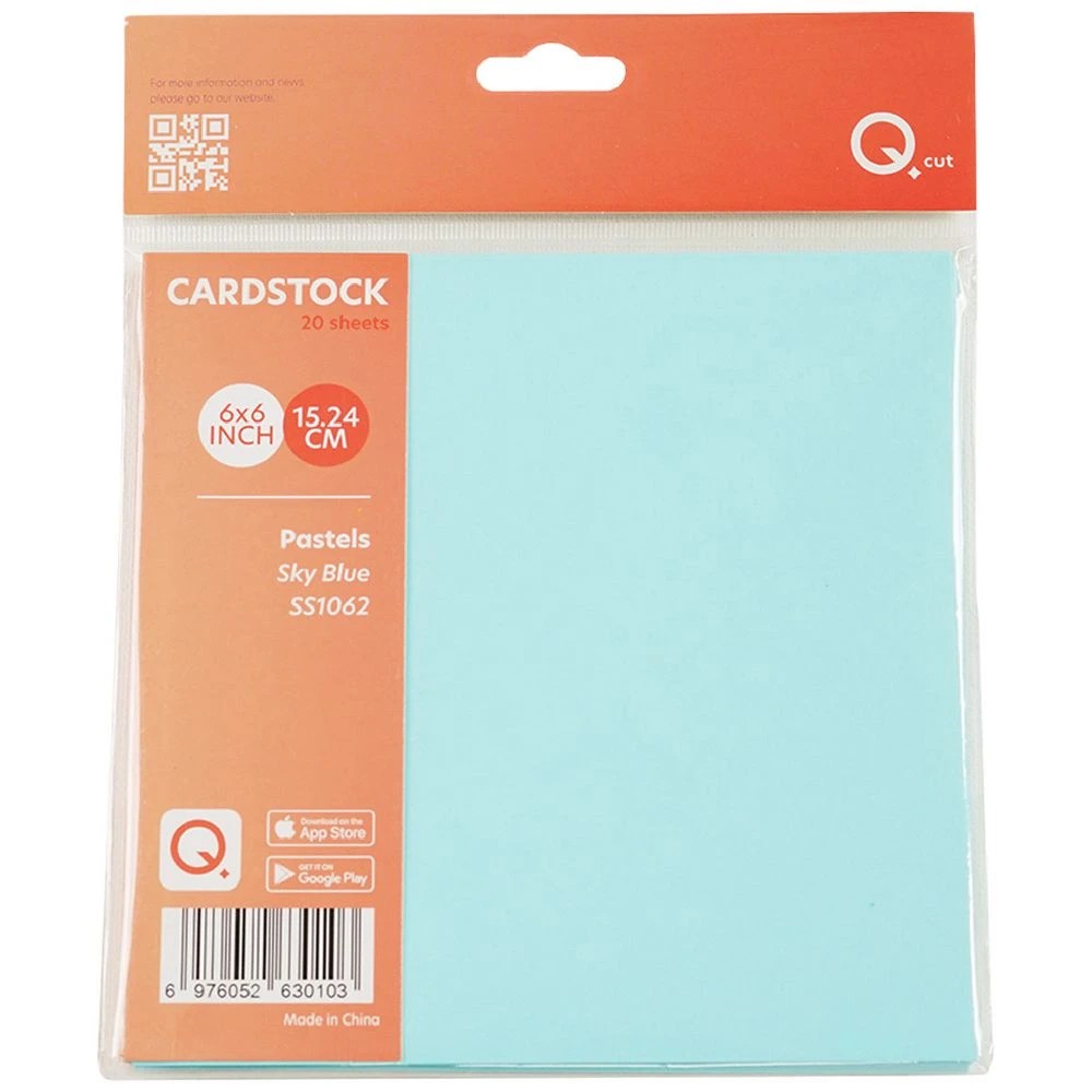 1 Qcut Colour Cardstock Sky Blue, 1 of 2