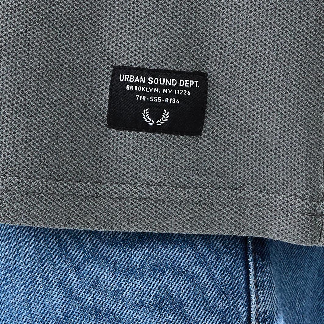 6 Oversized Pique Knit T-shirt Gry Seal, 6 of 6