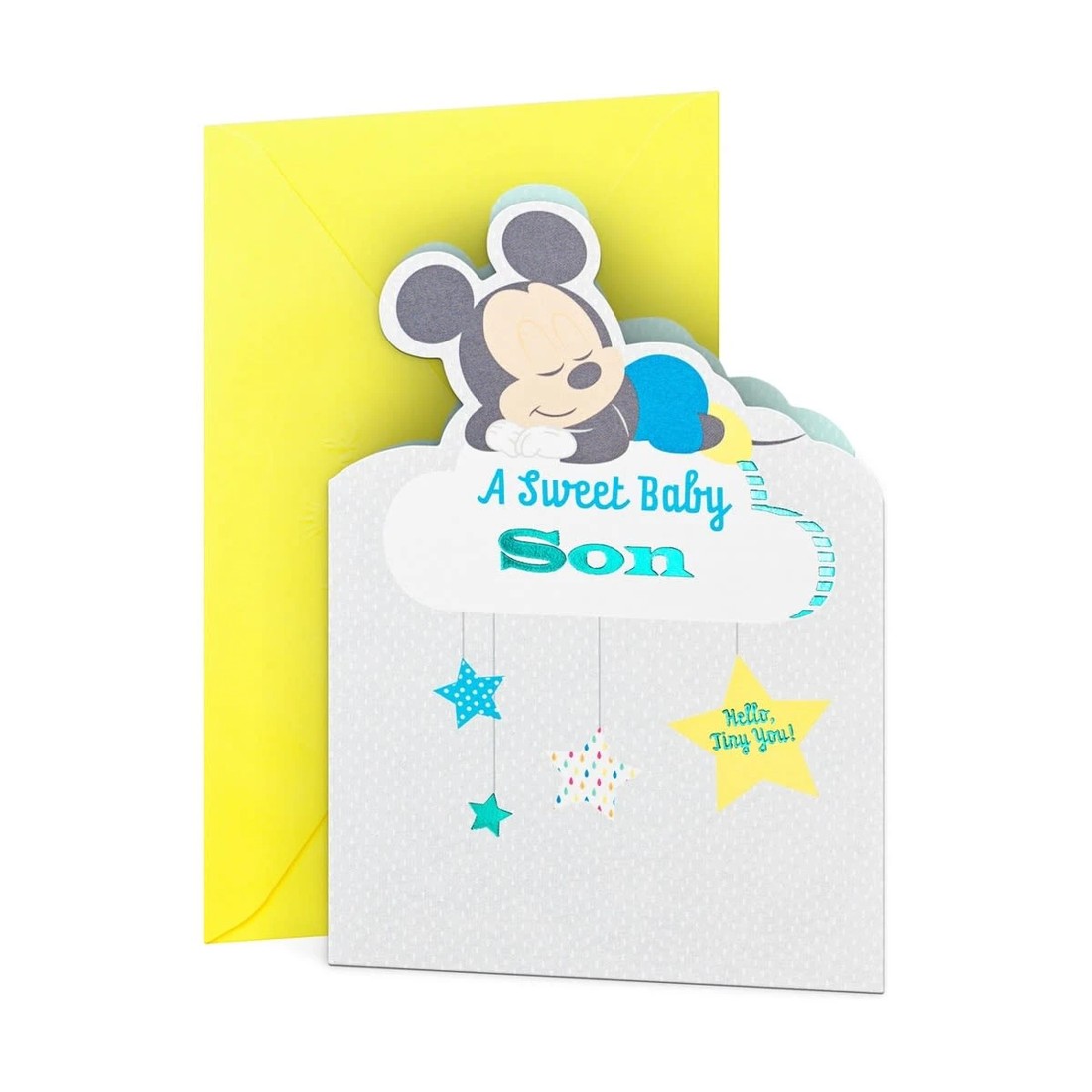 1 Hallmark Baby Card - Sleeping Mickey, 1 of 3