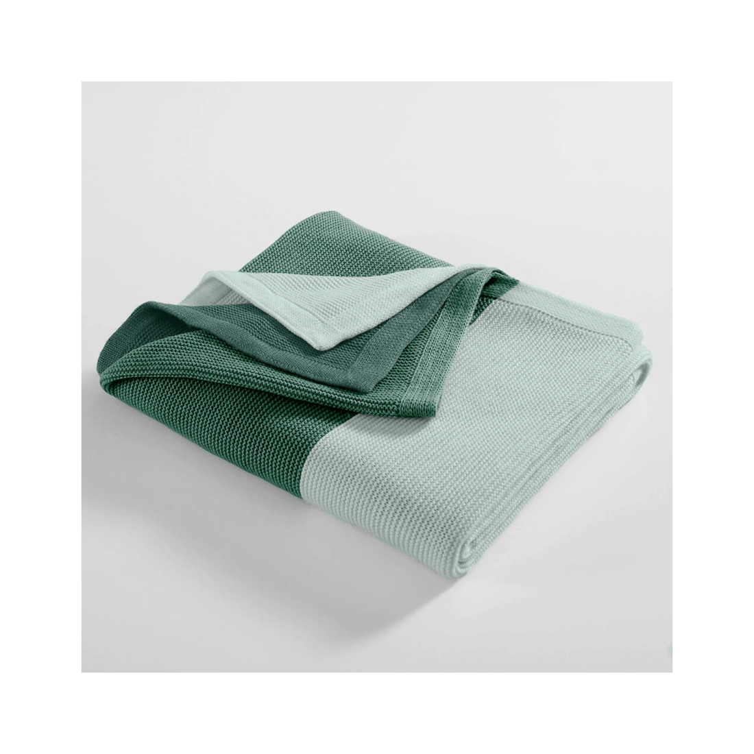 3 ARDOR Isla Acrylic Knitted Blanket Throw 127x152cm Machine Washable Oeko-Tex - Green, 3 of 3