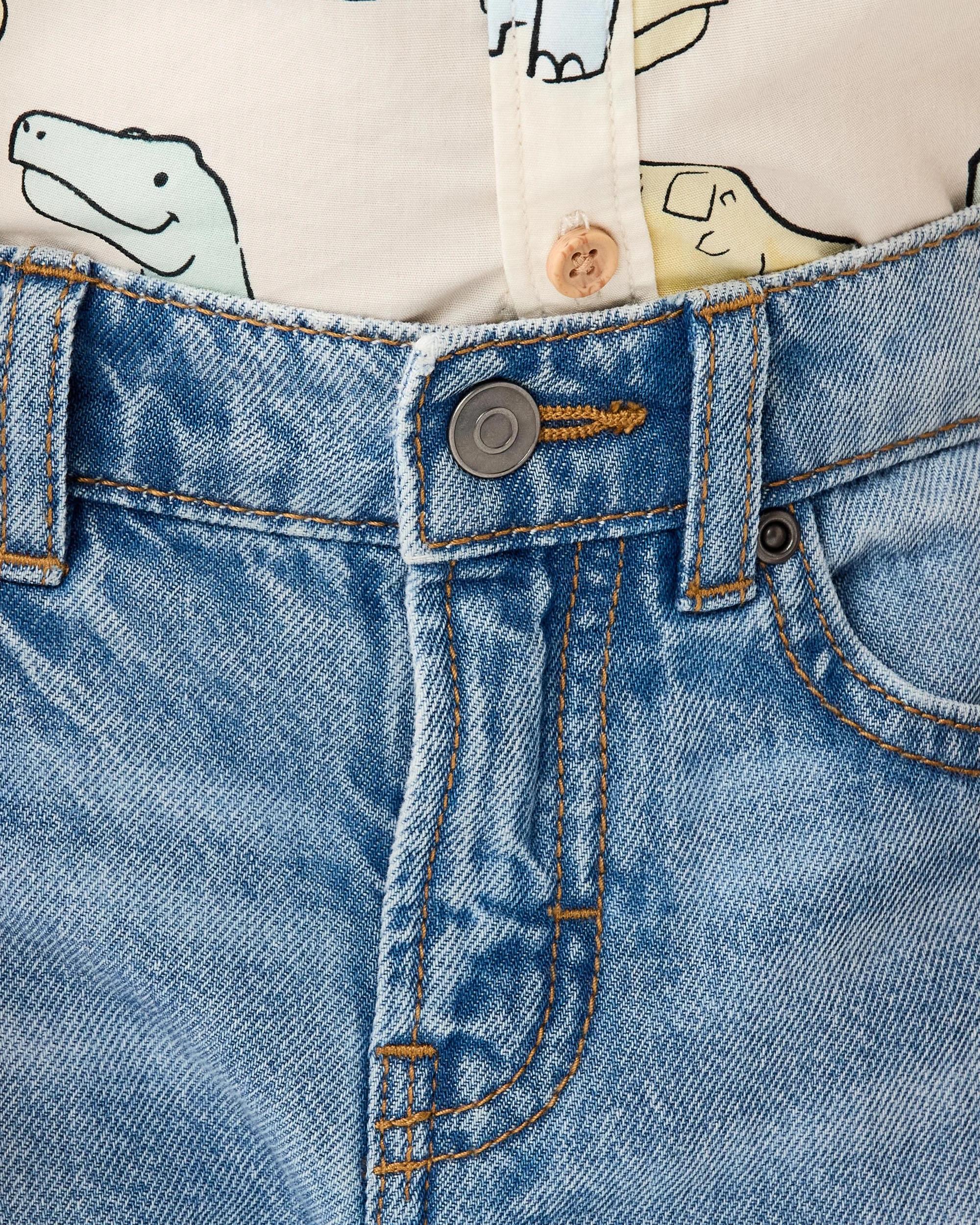 3 Relaxed Leg Denim Jeans Lgt Bluwsh, 3 of 6