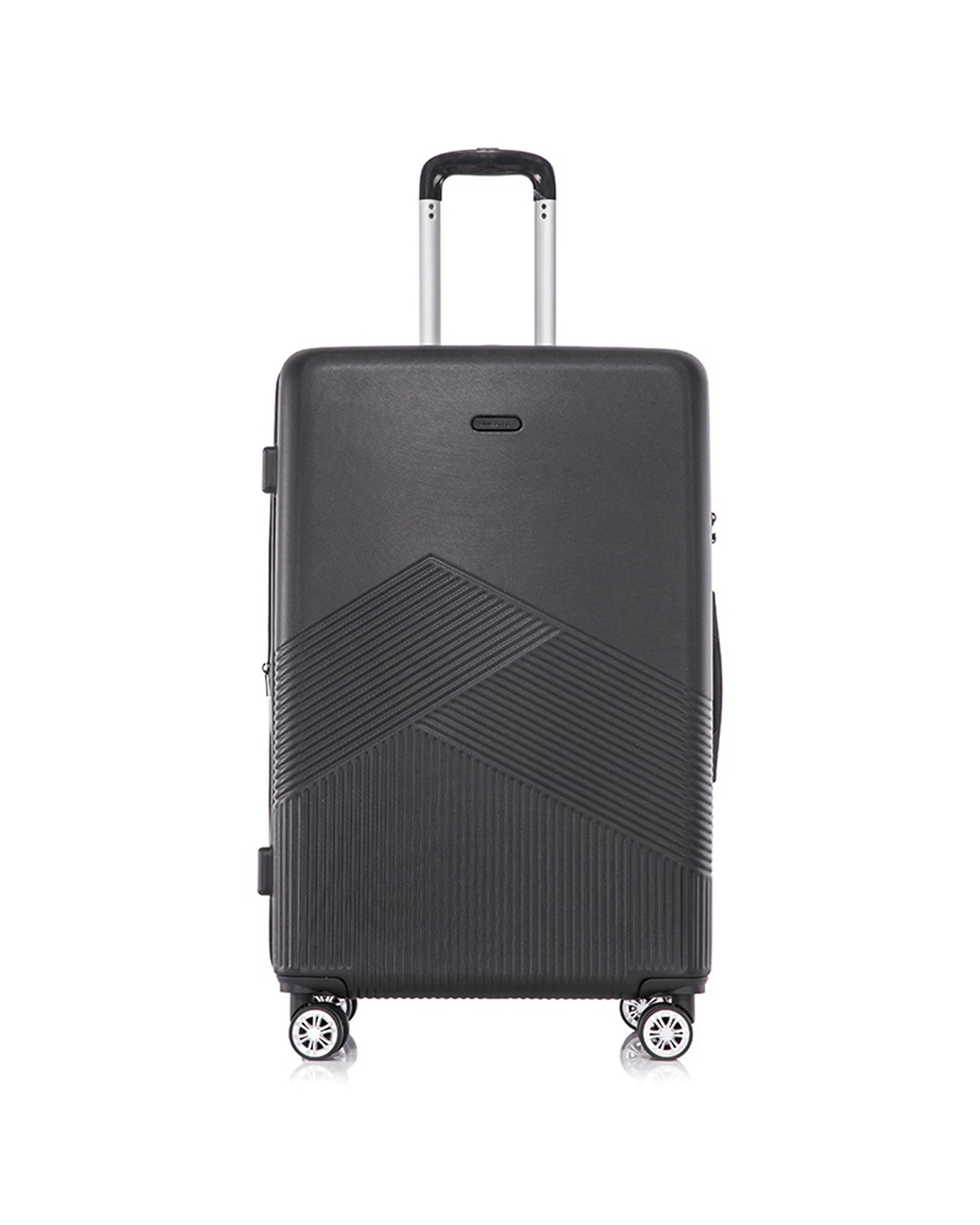 1 SwissTech Alpine 114L 76cm Checked Luggage - Black, 1 of 8