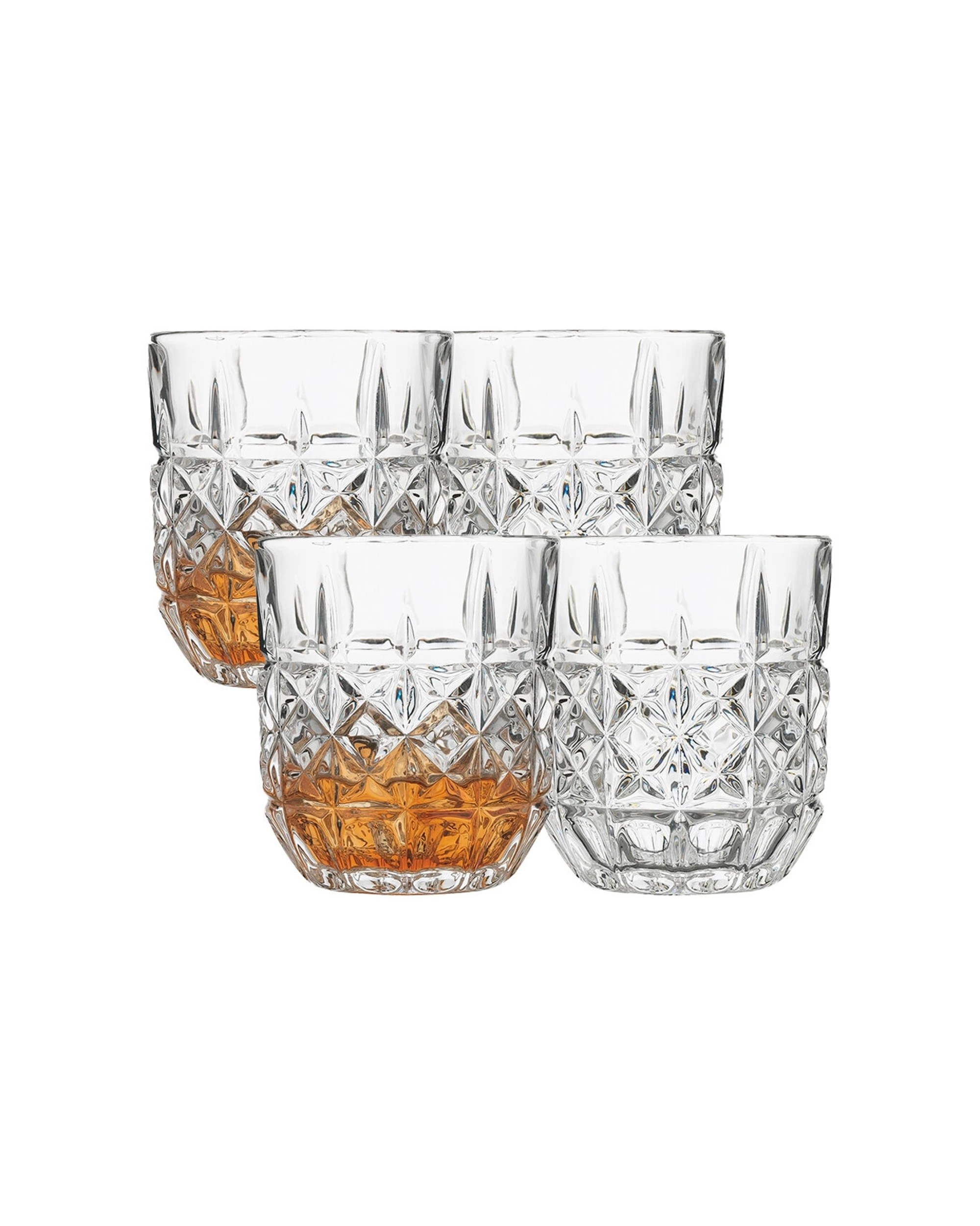 1 Ecology 4pc Matis Soda Glass Whiskey Drinking Glasses 250ml - Natural, 1 of 3