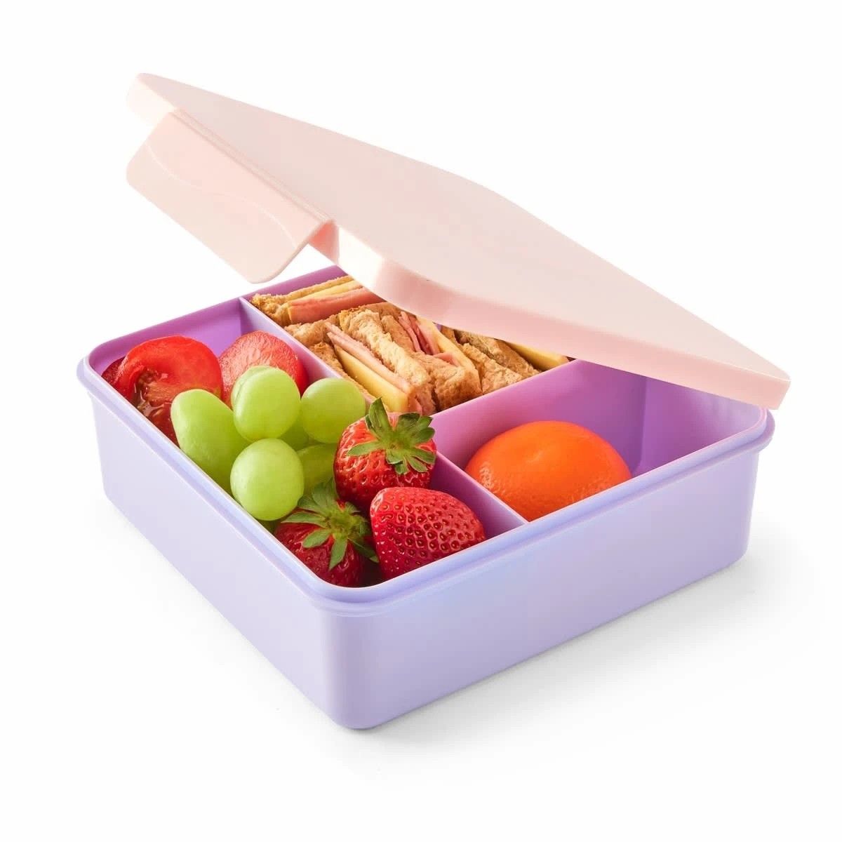 5 Pink and Lilac Square Bento Box, 5 of 5